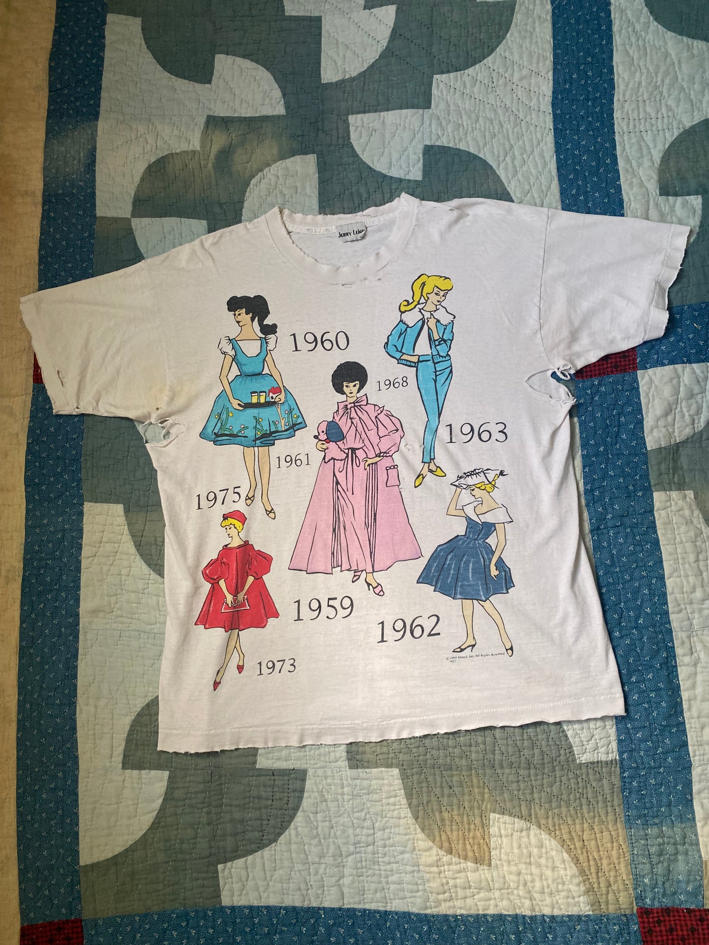 1990s Mattel Barbie 1995 Jerry Leigh T Shirt L/XL