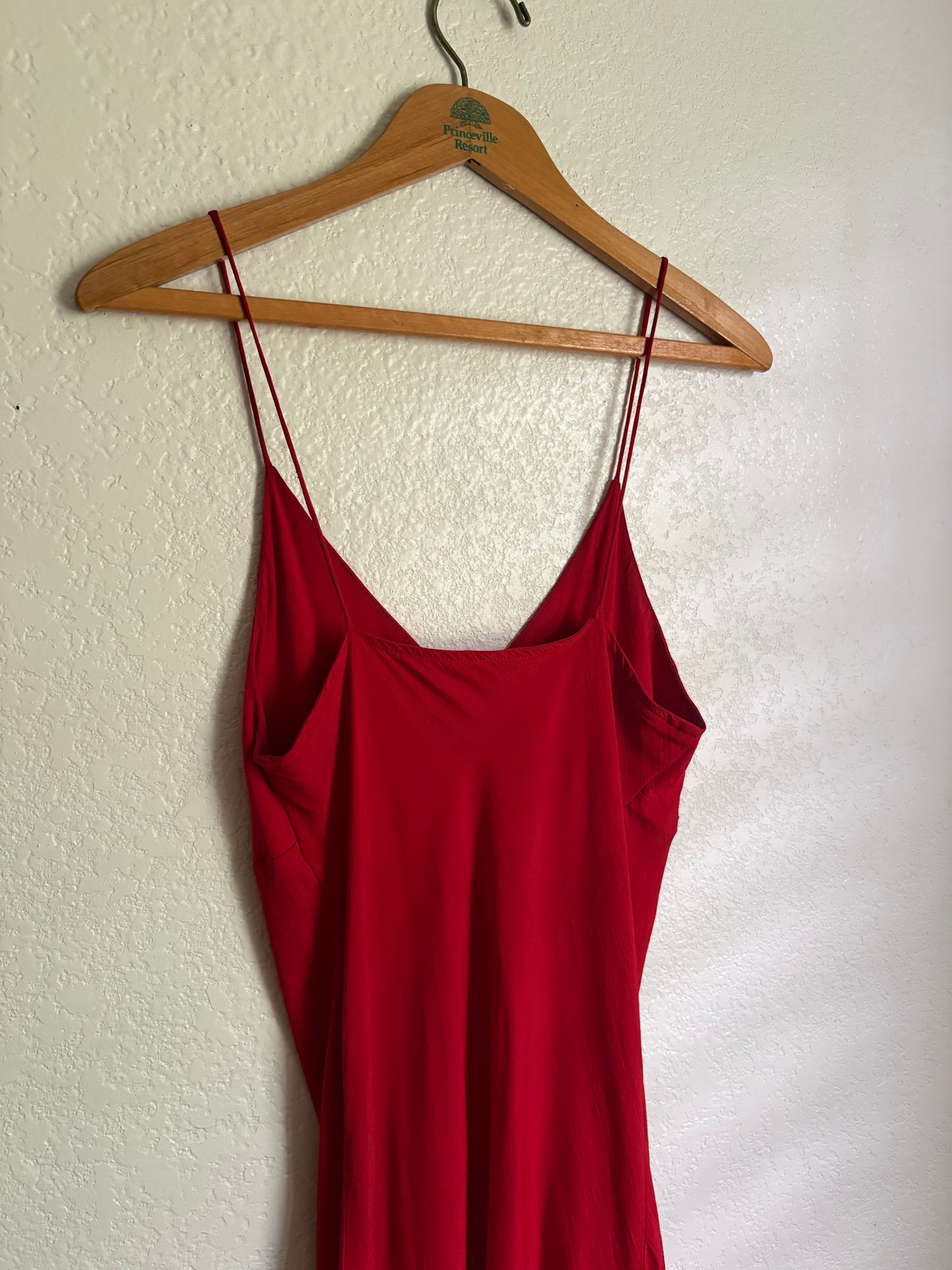 1990s Kamellia by P.R. Red Cocktail dress Medium