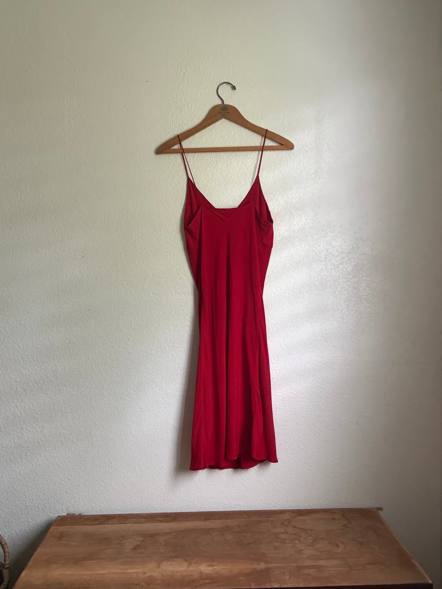 1990s Kamellia by P.R. Red Cocktail dress Medium