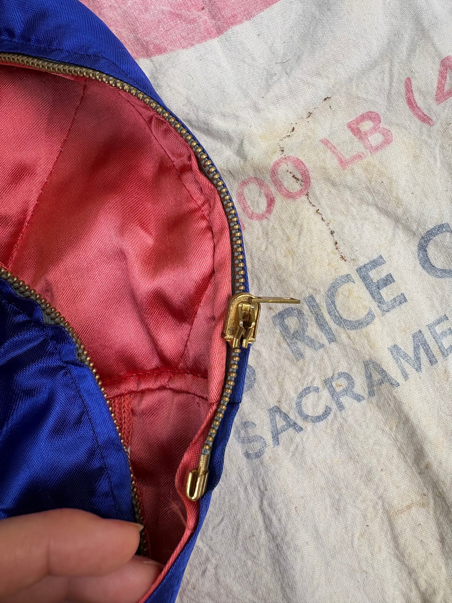 1950s Deadstock WWII Japan Reversible Bomber Jacket Size Small