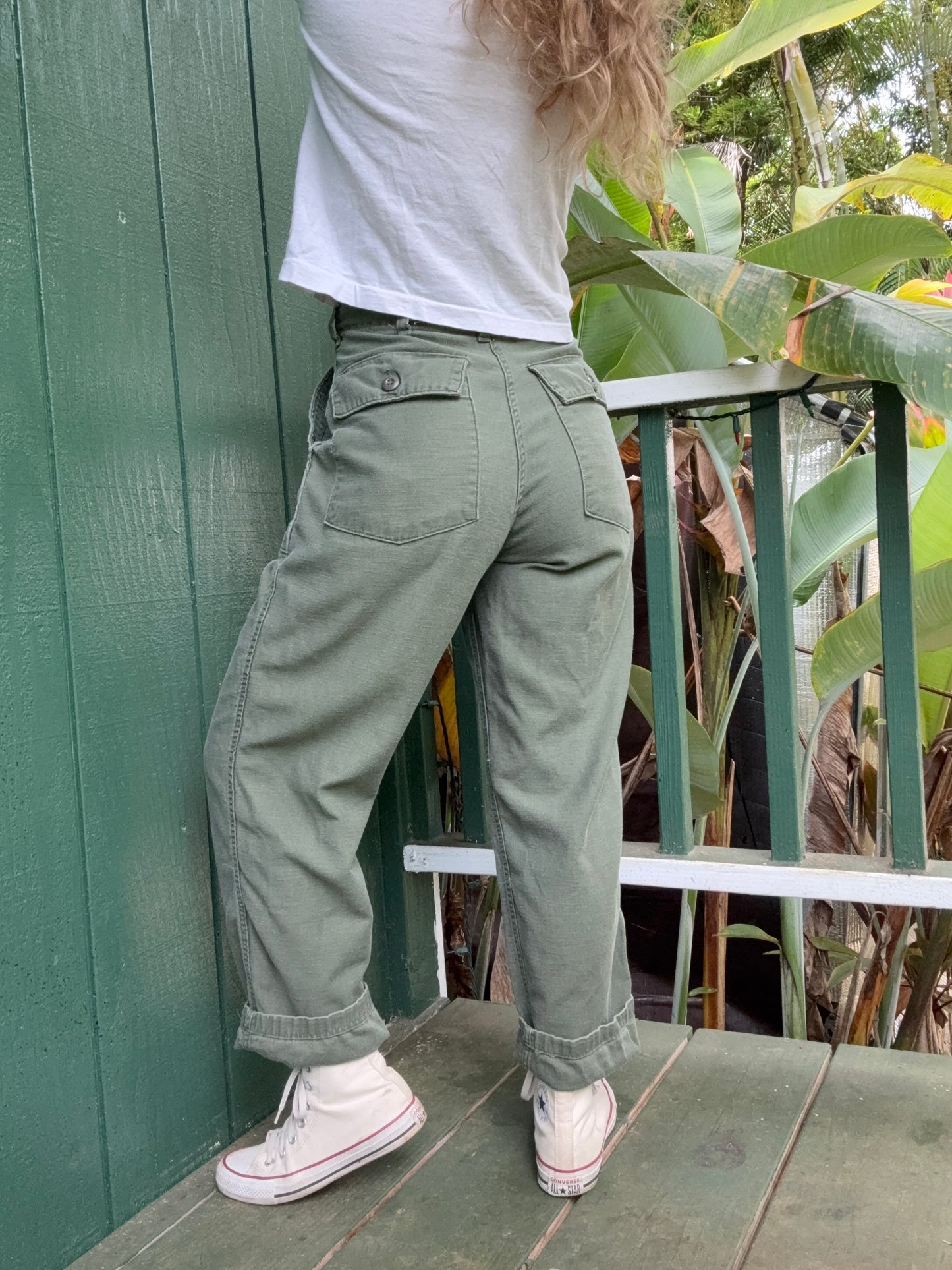 1970s Vietnam era Military Og 107 trousers 29x28