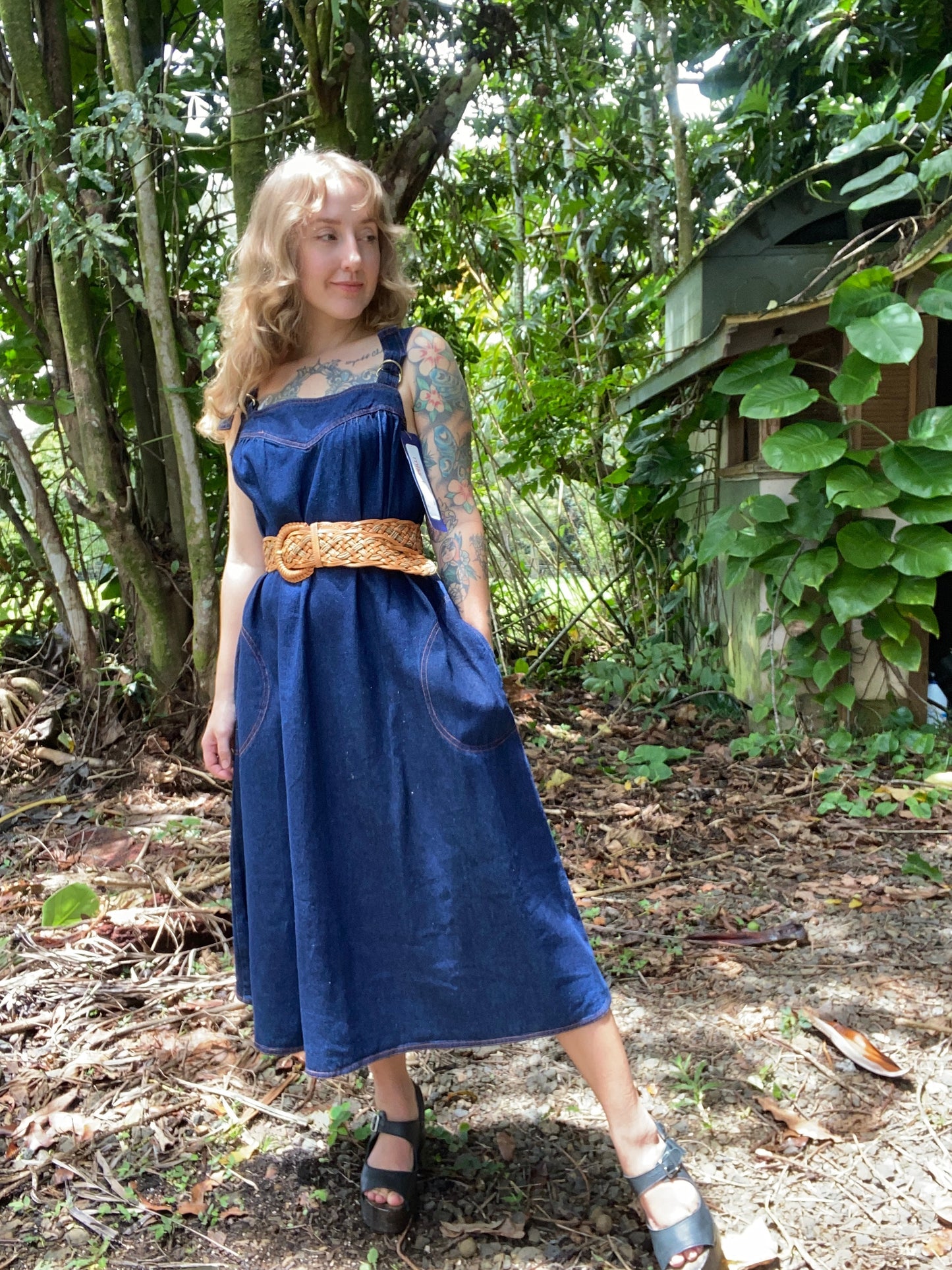 1980s Deadstock Miss Joni California Denim Dress