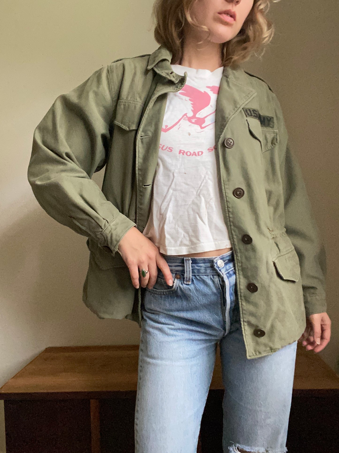 1970s Vietnam Era Women’s Army field coat OG107 small