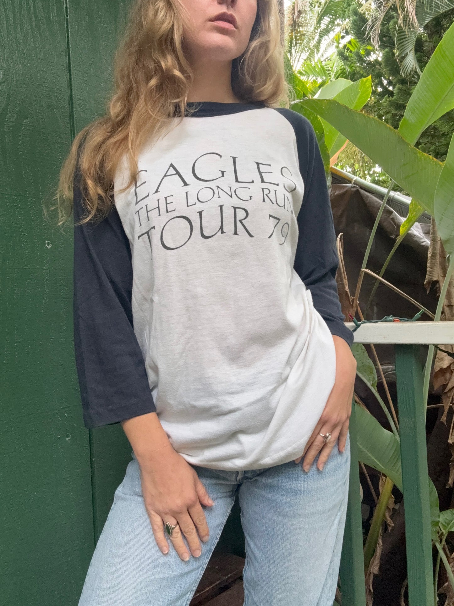 1970s The Eagles The Long Run Tour 1979 Raglan Large