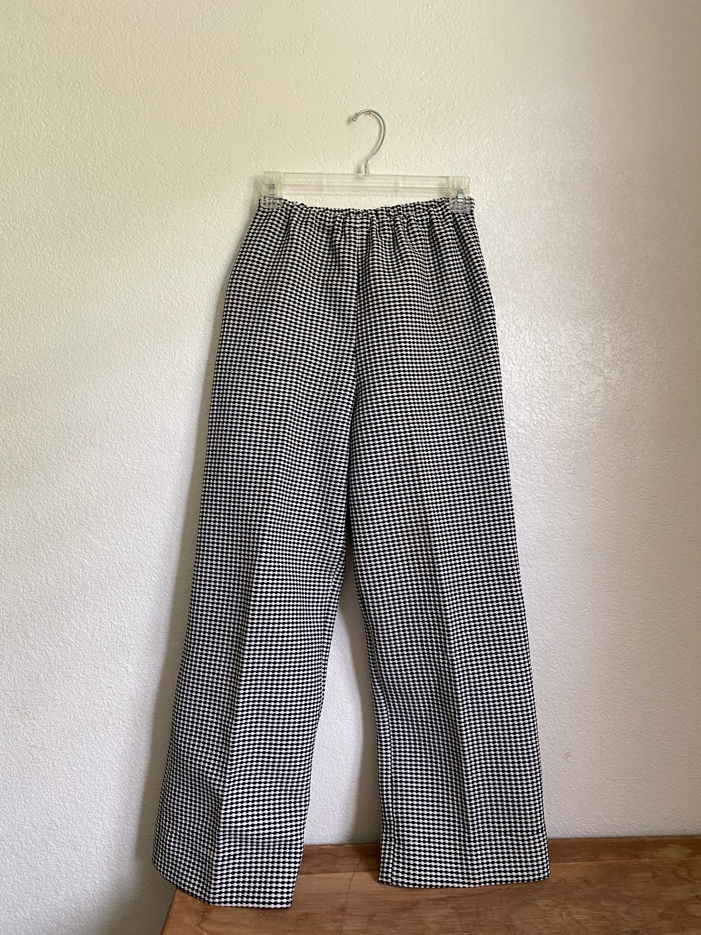 1970s reworked Michelle by Almalfi houndstooth pants vest set