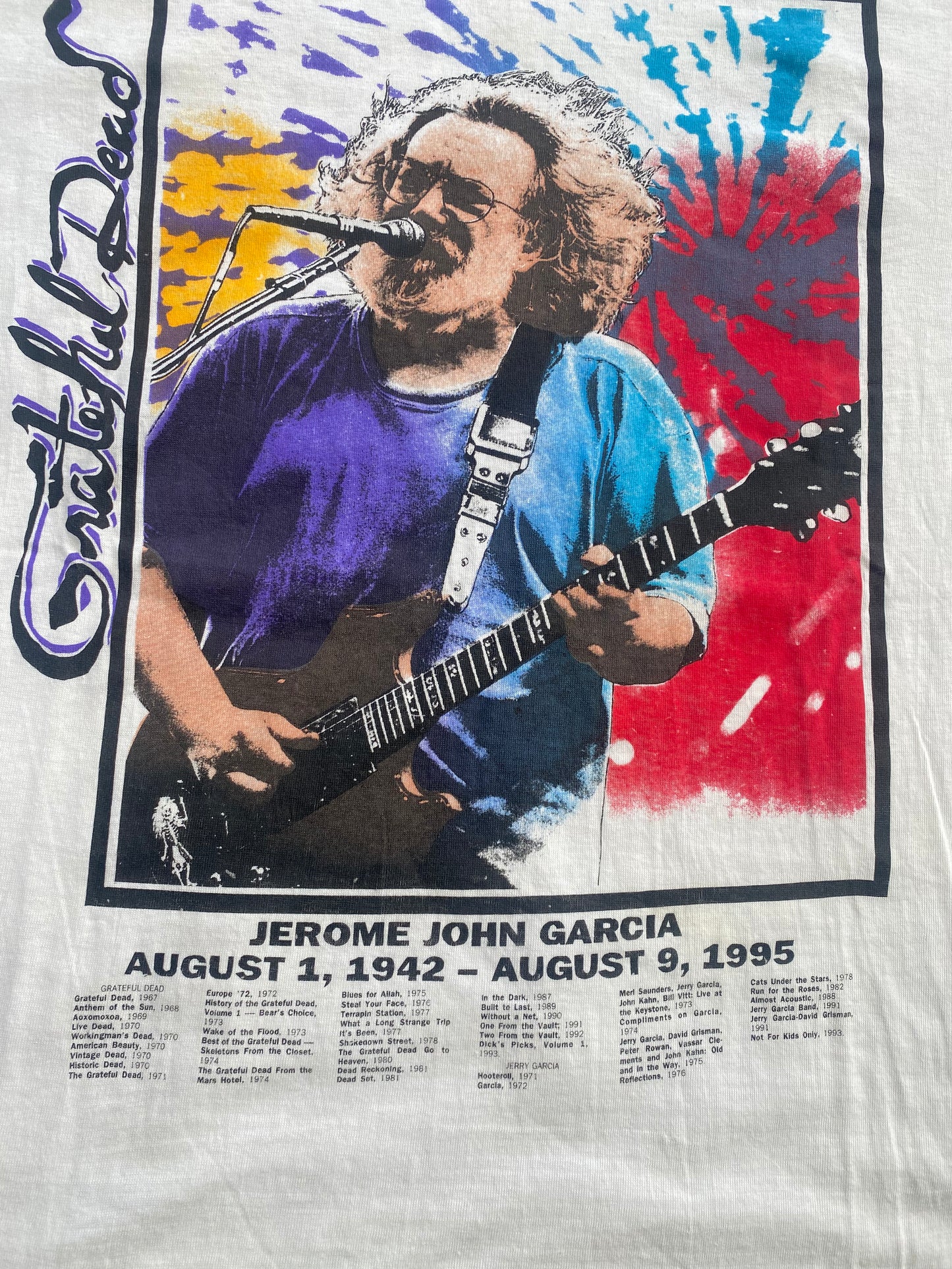 1990s Jerry Garcia Grateful Dead Tee XL