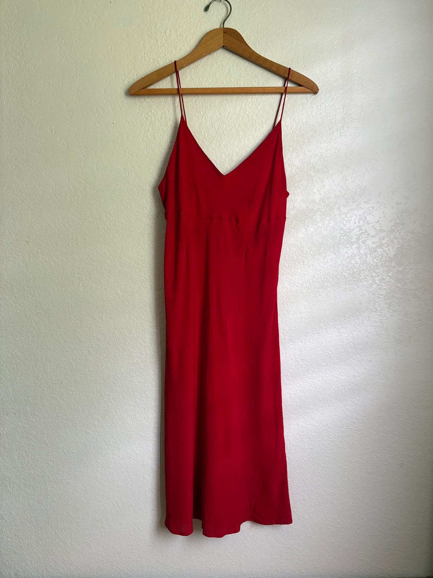1990s Kamellia by P.R. Red Cocktail dress Medium