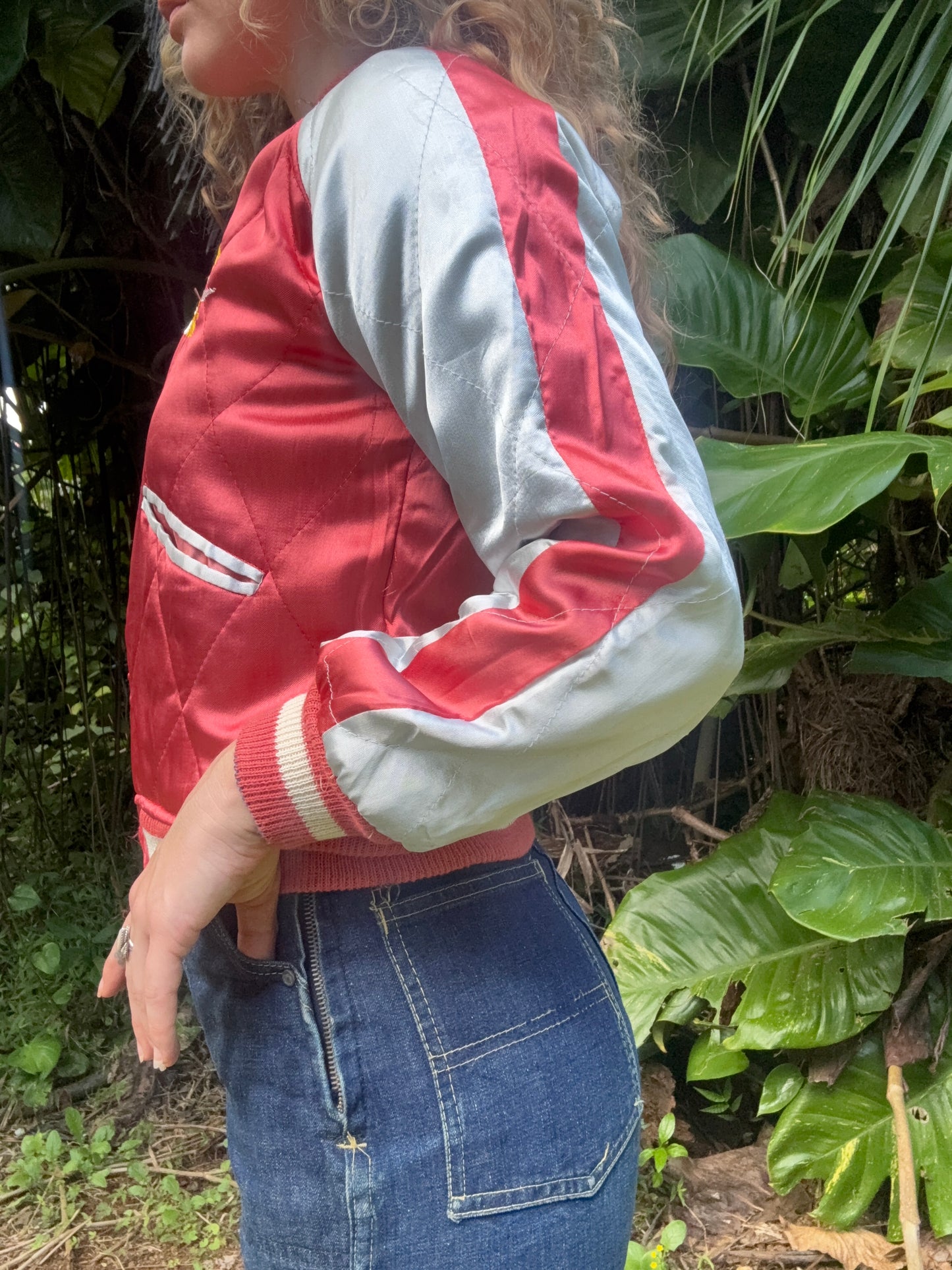 1950s Deadstock WWII Japan Reversible Bomber Jacket Size Small
