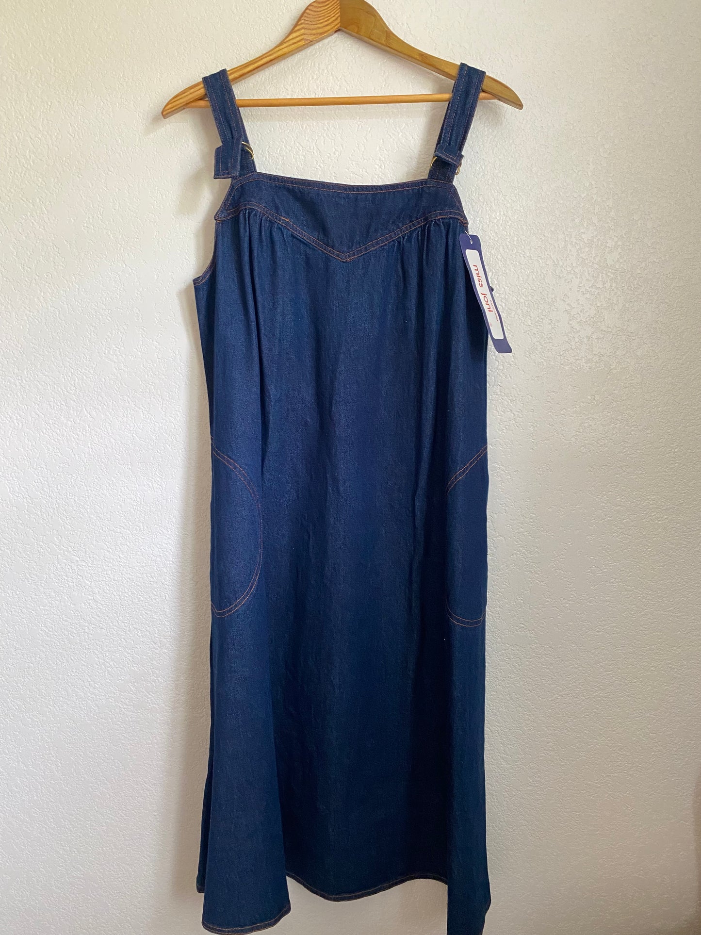 1980s Deadstock Miss Joni California Denim Dress