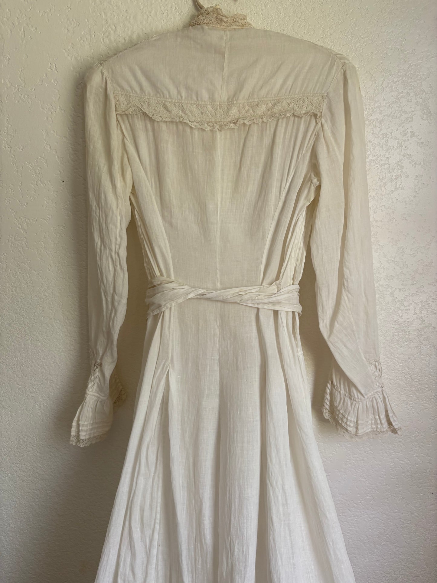 Early 1900s Edwardian Lawn cotton day dress XS/S