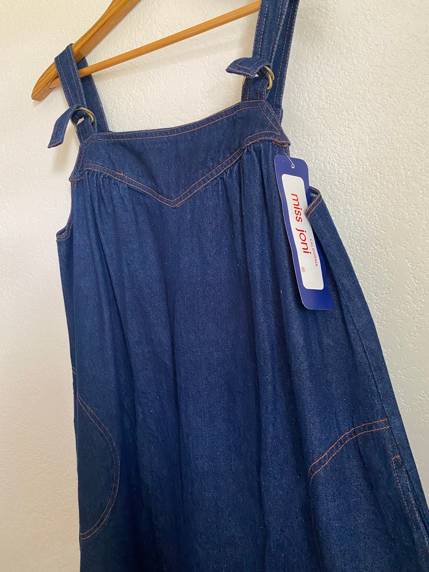 1980s Deadstock Miss Joni California Denim Dress