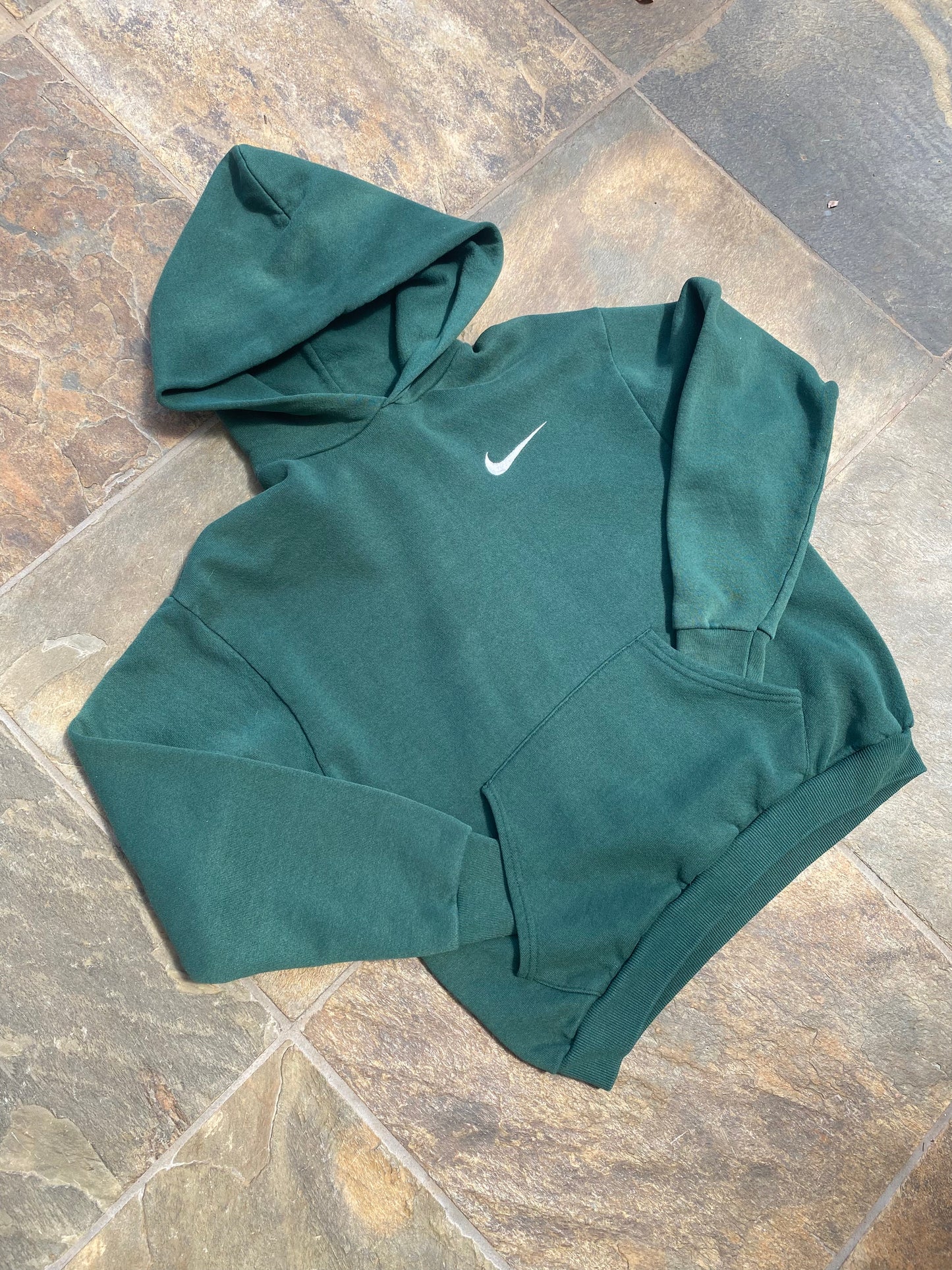 90s Green Nike Hoodie