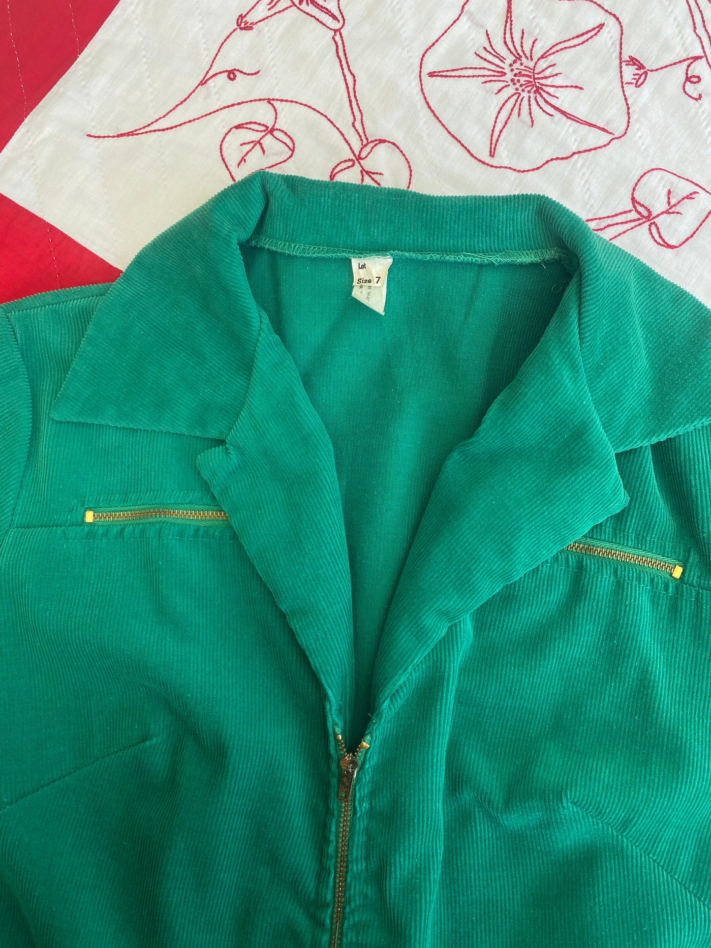 1970’s Green Corduroy Jumpsuit