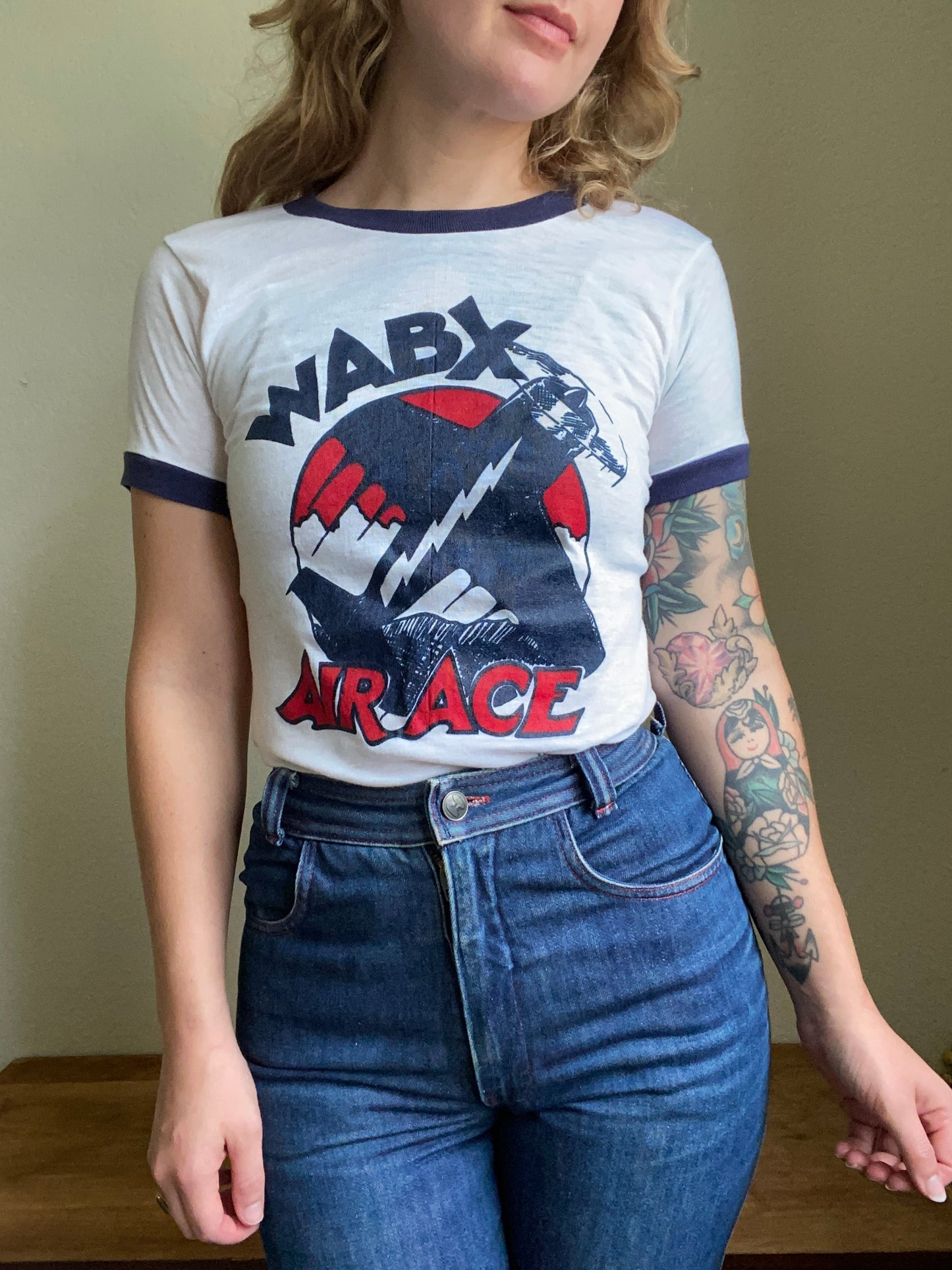 1960/70s “WABX Air Ace” T-Shirt