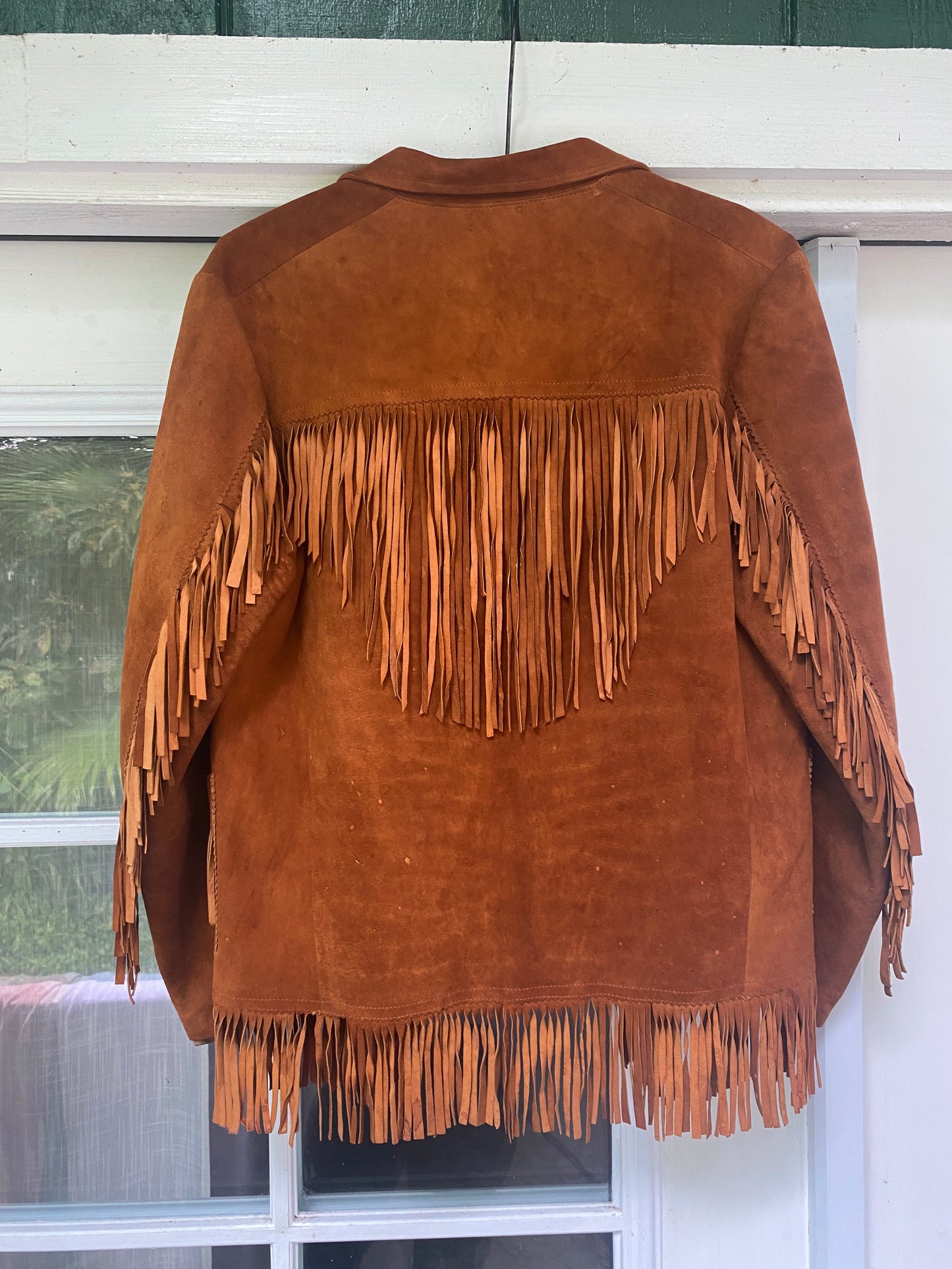 1960s 1970s Sylvia Leather Fringe Jacket