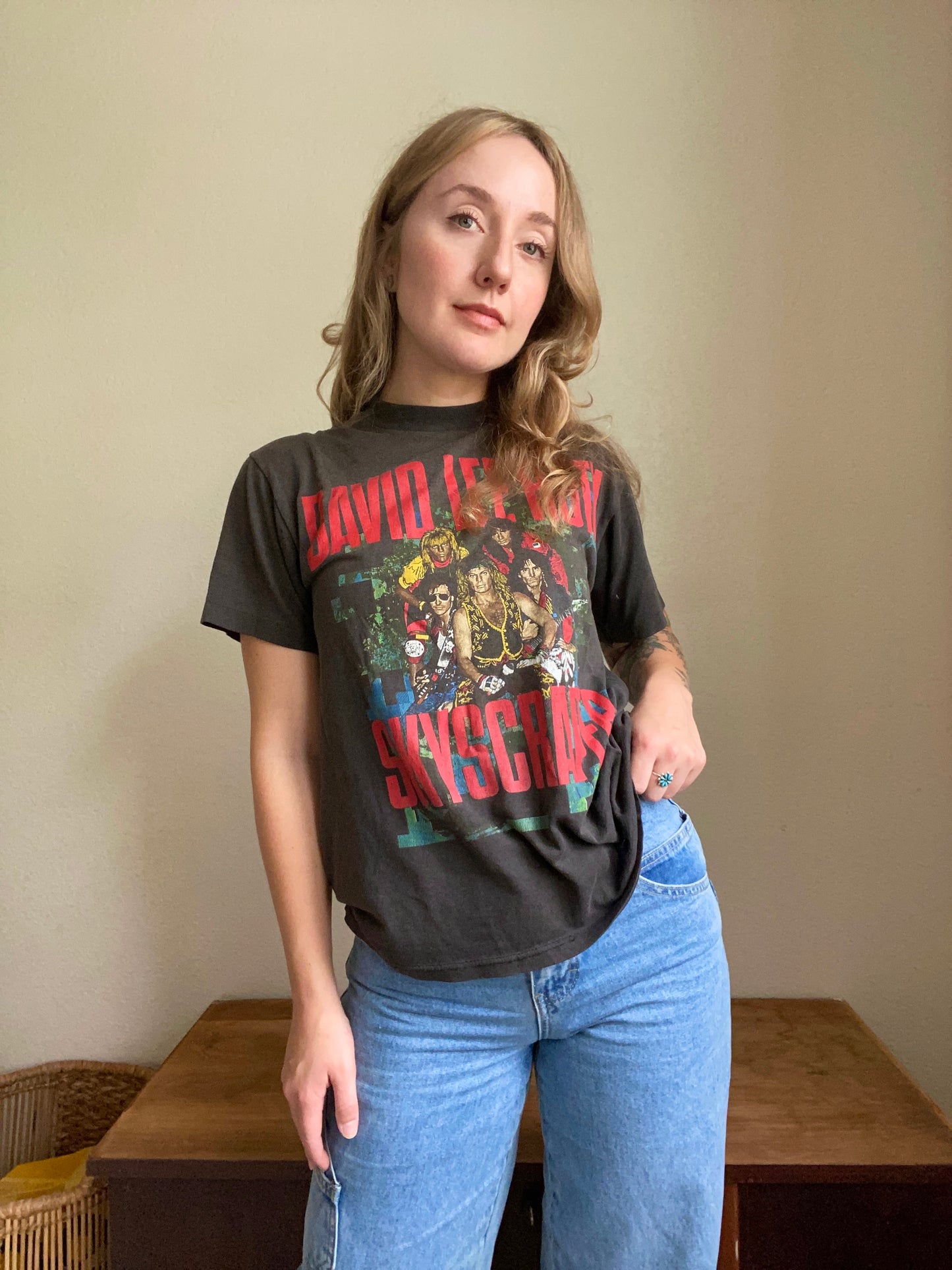 1988 David Lee Roth Skyscraper Tour T Shirt