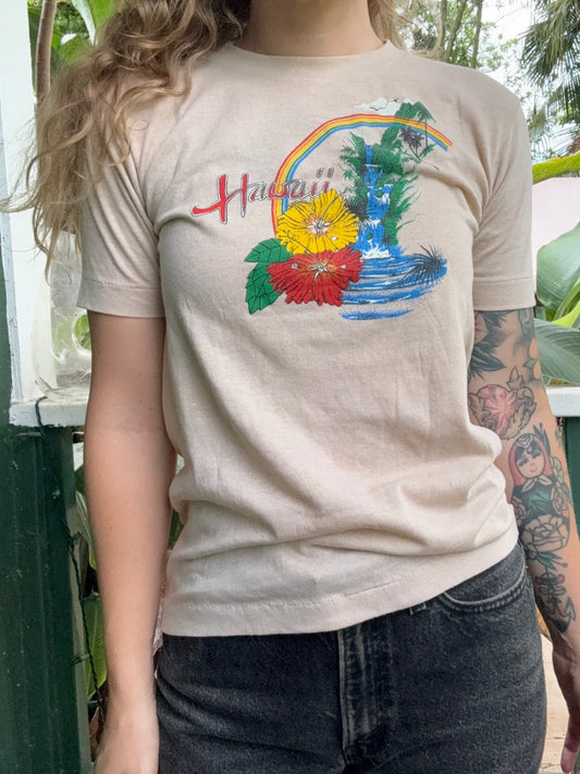 1970s Hawaii Rainbow t shirt