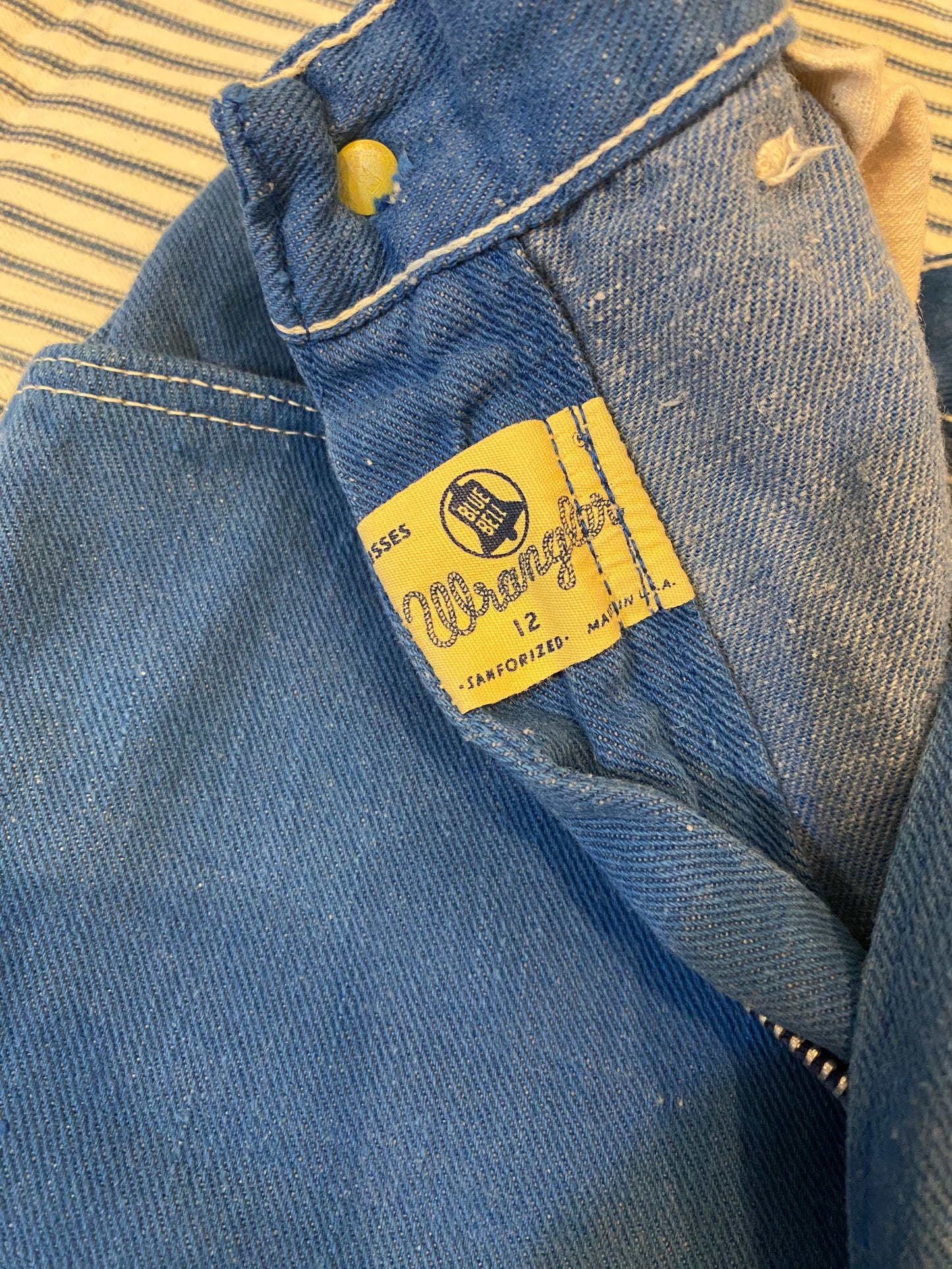 1950s 1960s Blue Bell Wrangler Denim Shorts