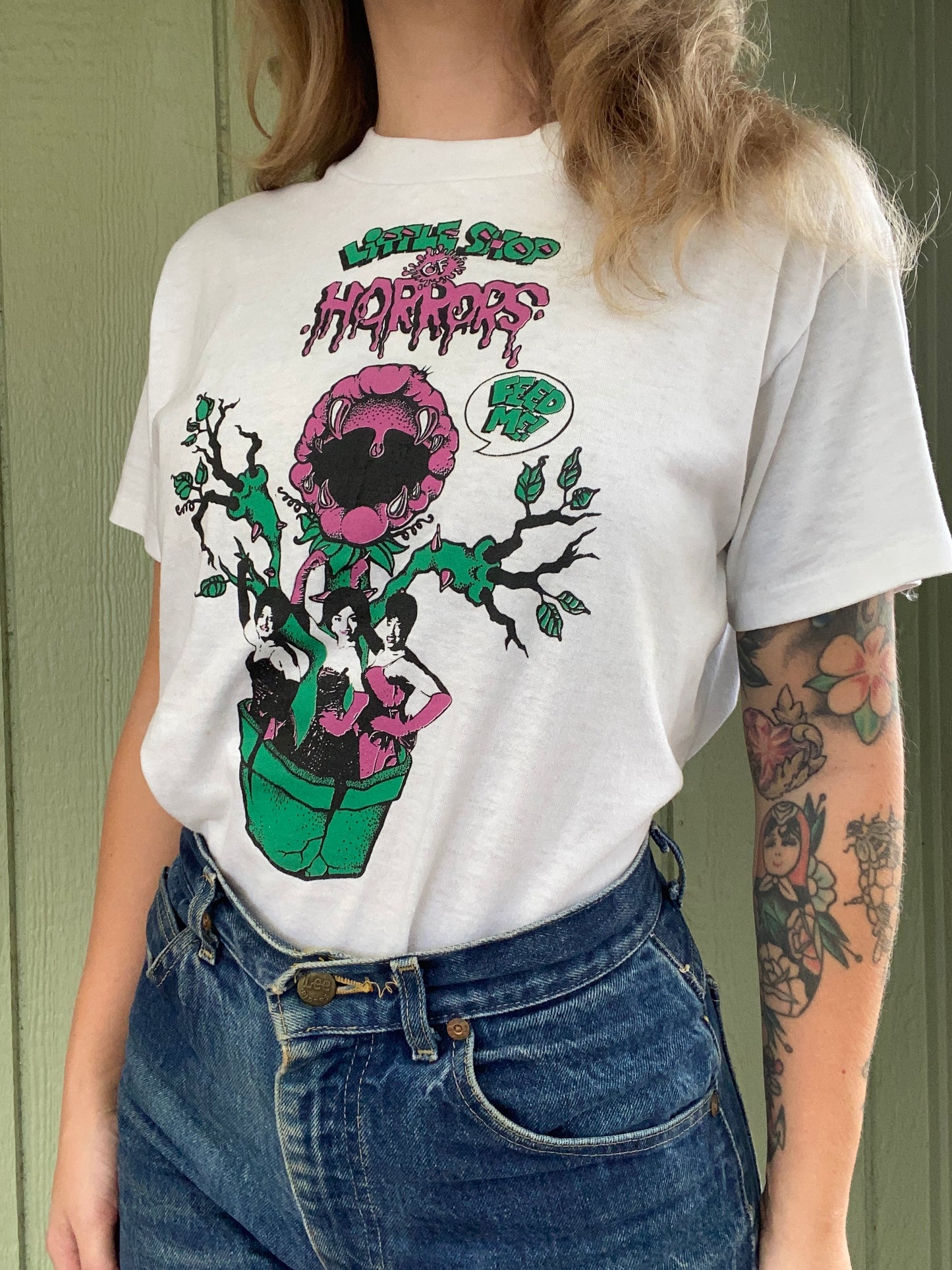 Late 1980s Little Shop of Horrors T shirt