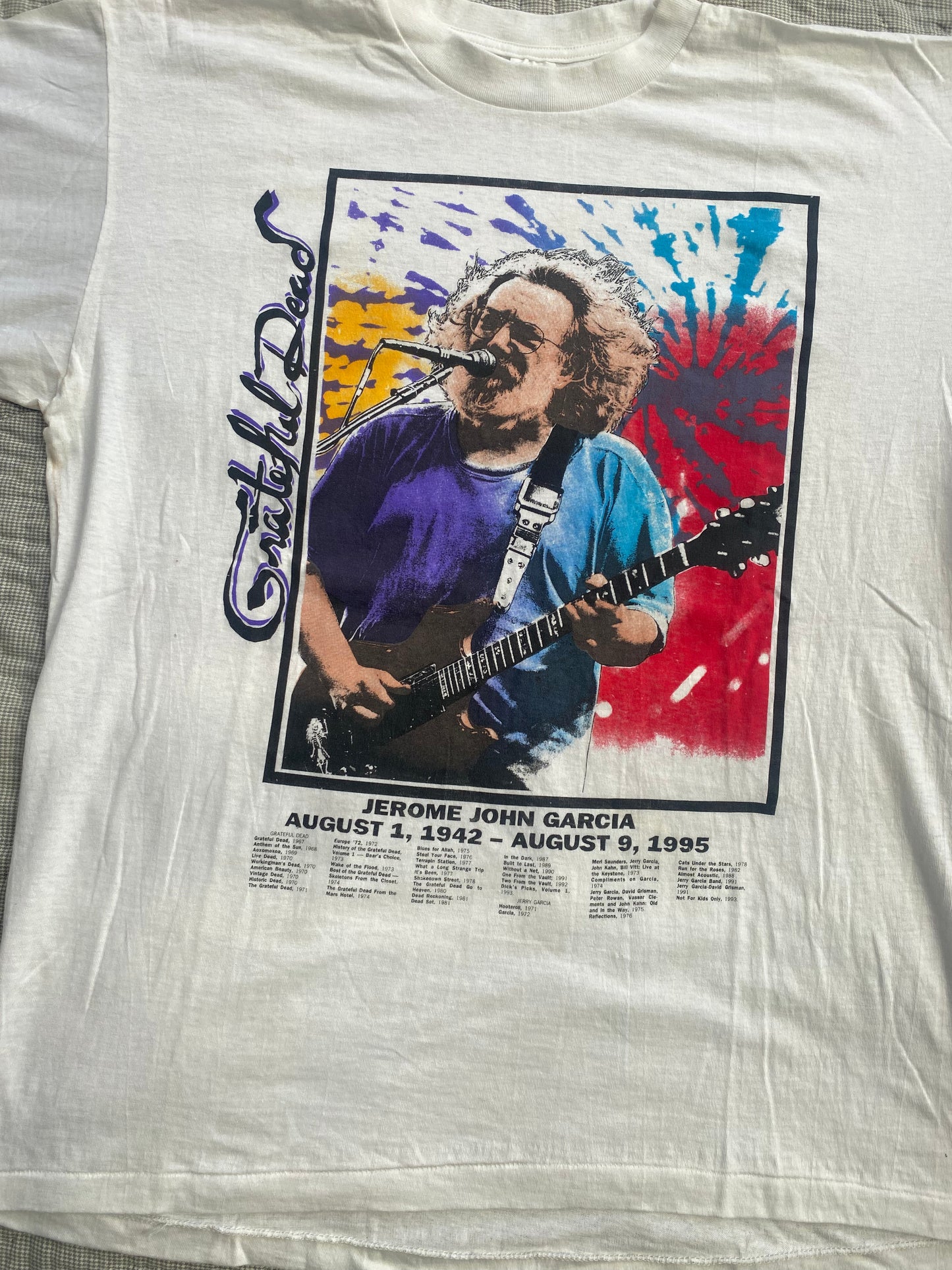 1990s Jerry Garcia Grateful Dead Tee XL