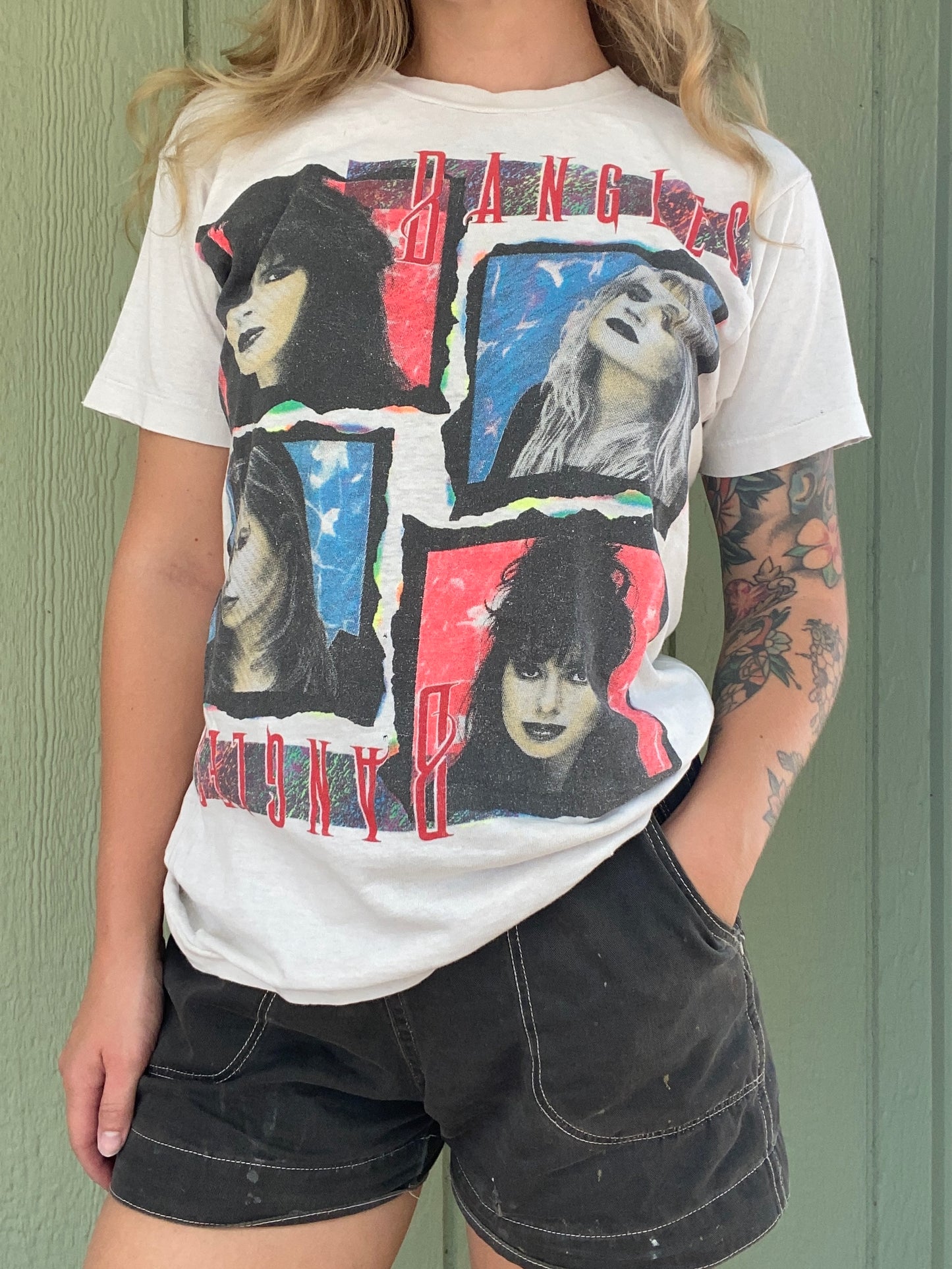 1980s the Bangles Band tee