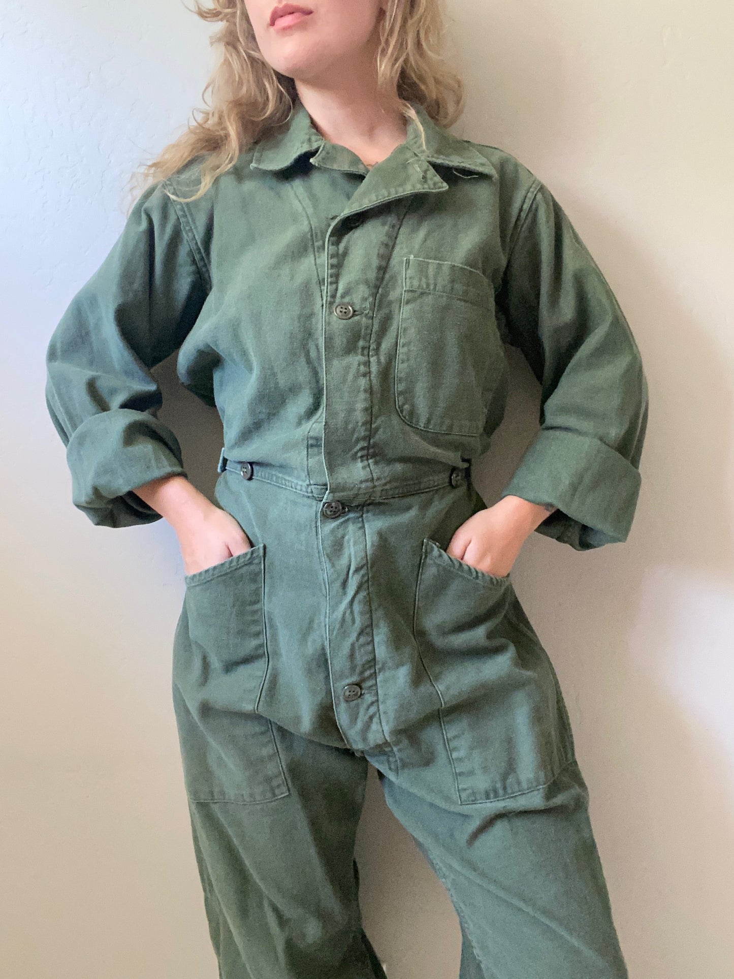 Vintage Military Og 107 Coveralls