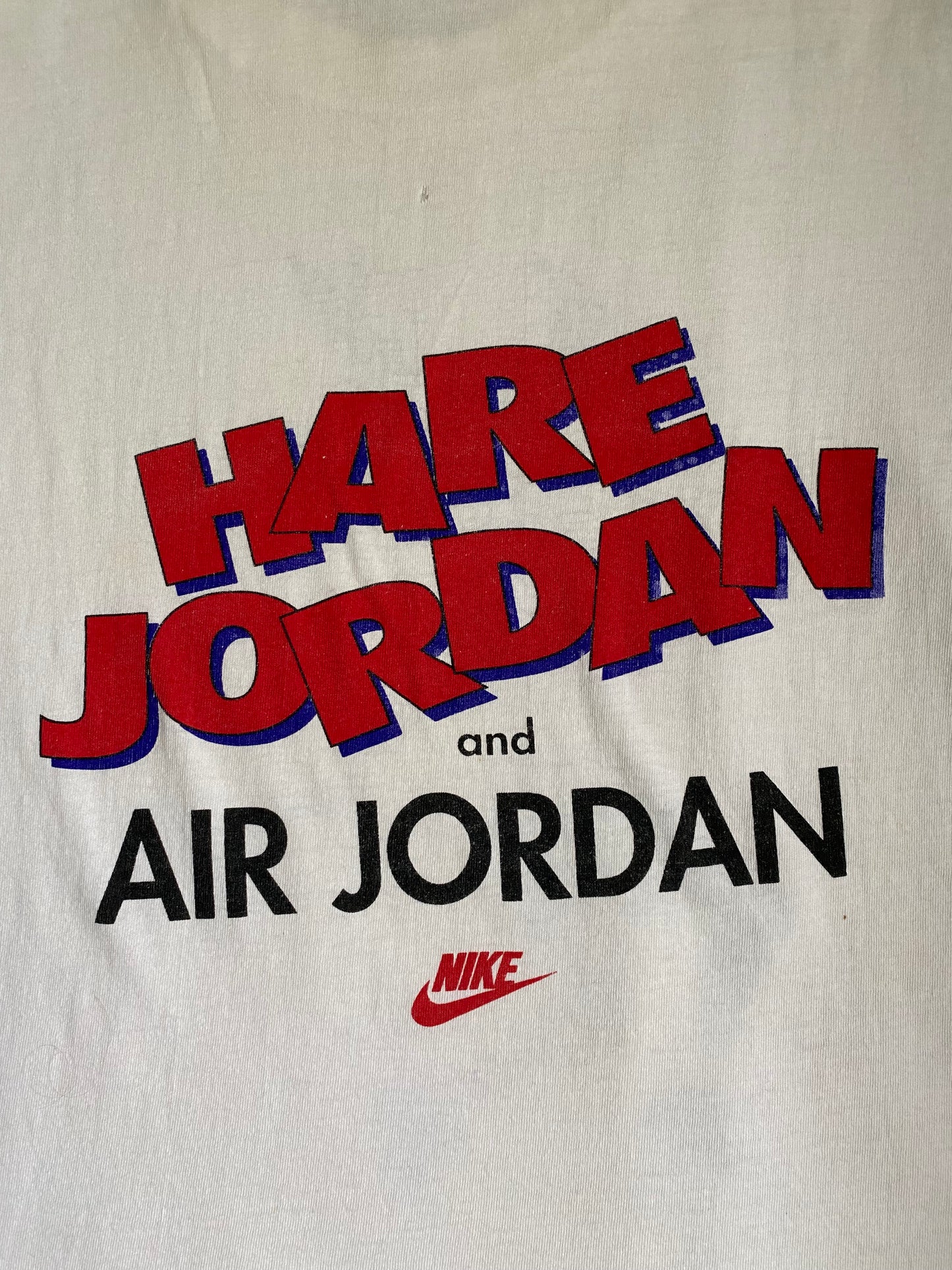 1990s ‘91 Nike Michael Jordan Hare Jordan T shirt Large