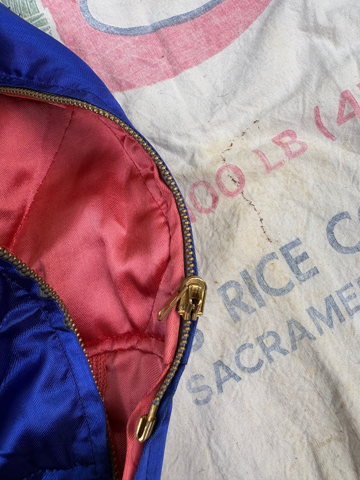 1950s Deadstock WWII Japan Reversible Bomber Jacket Size Small