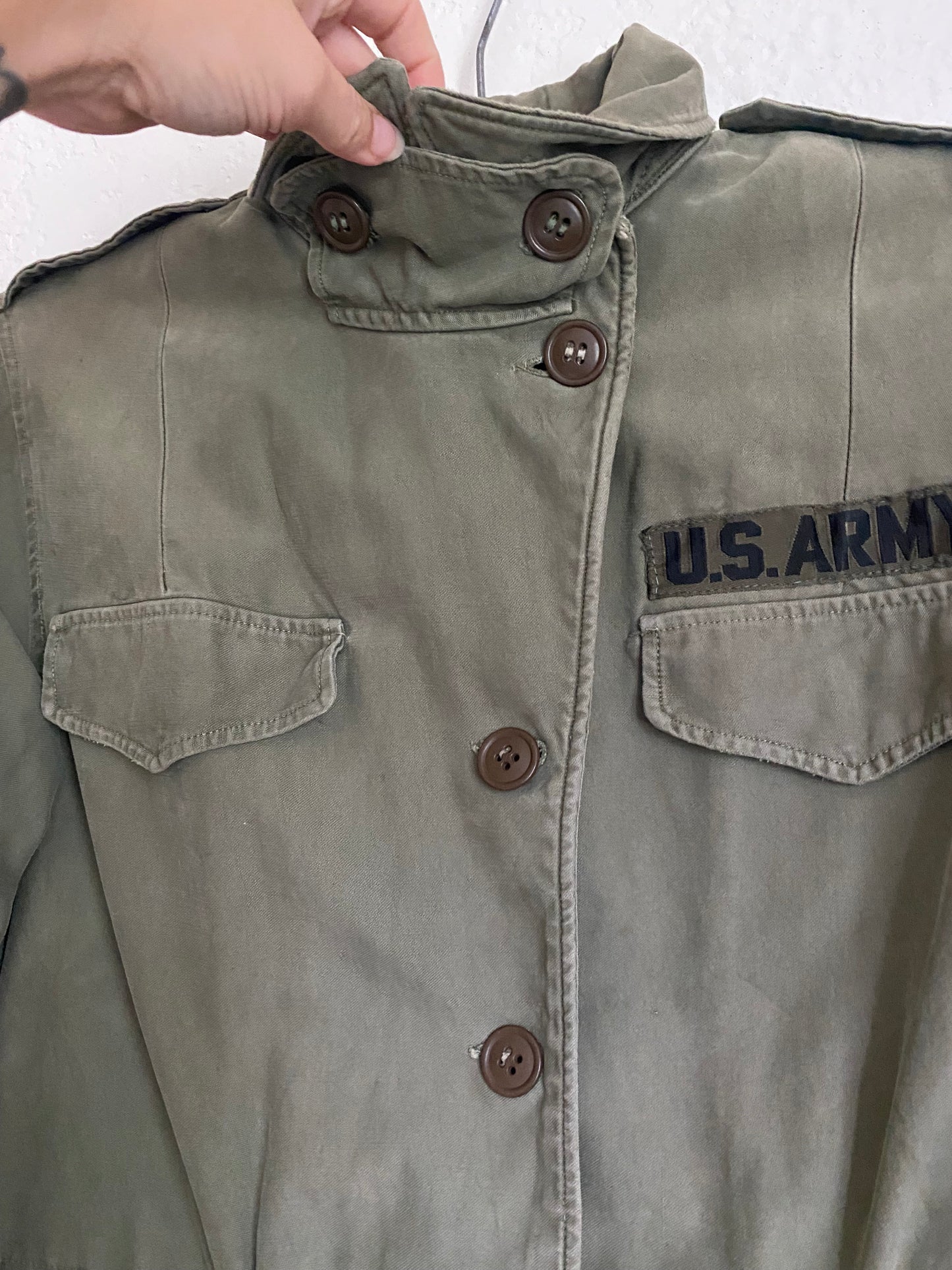 1970s Vietnam Era Women’s Army field coat OG107 small