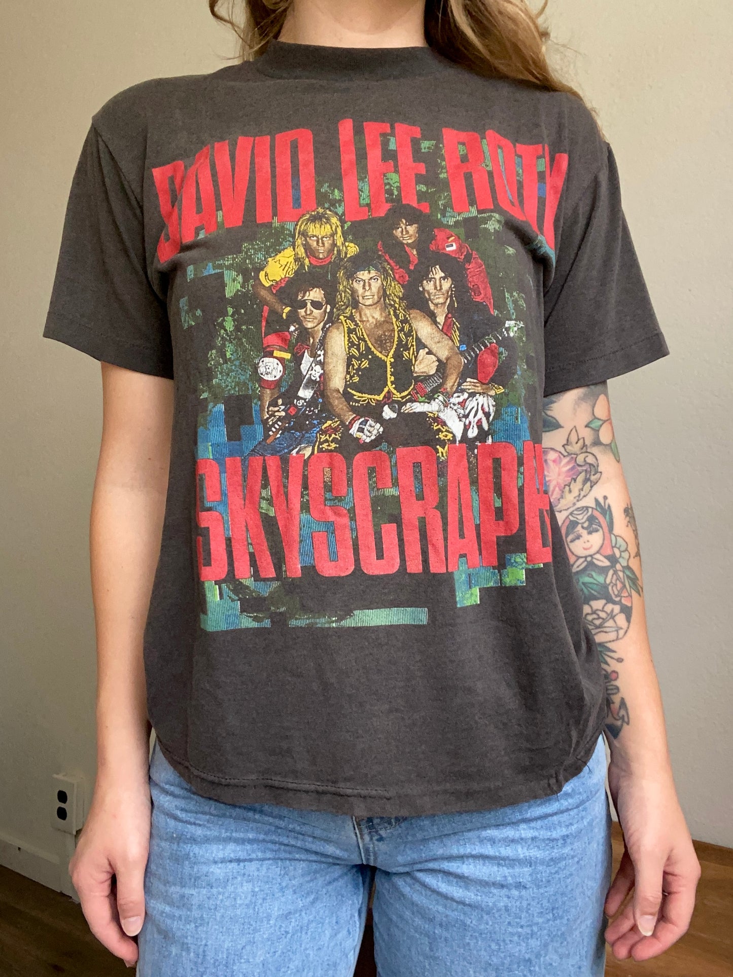 1988 David Lee Roth Skyscraper Tour T Shirt