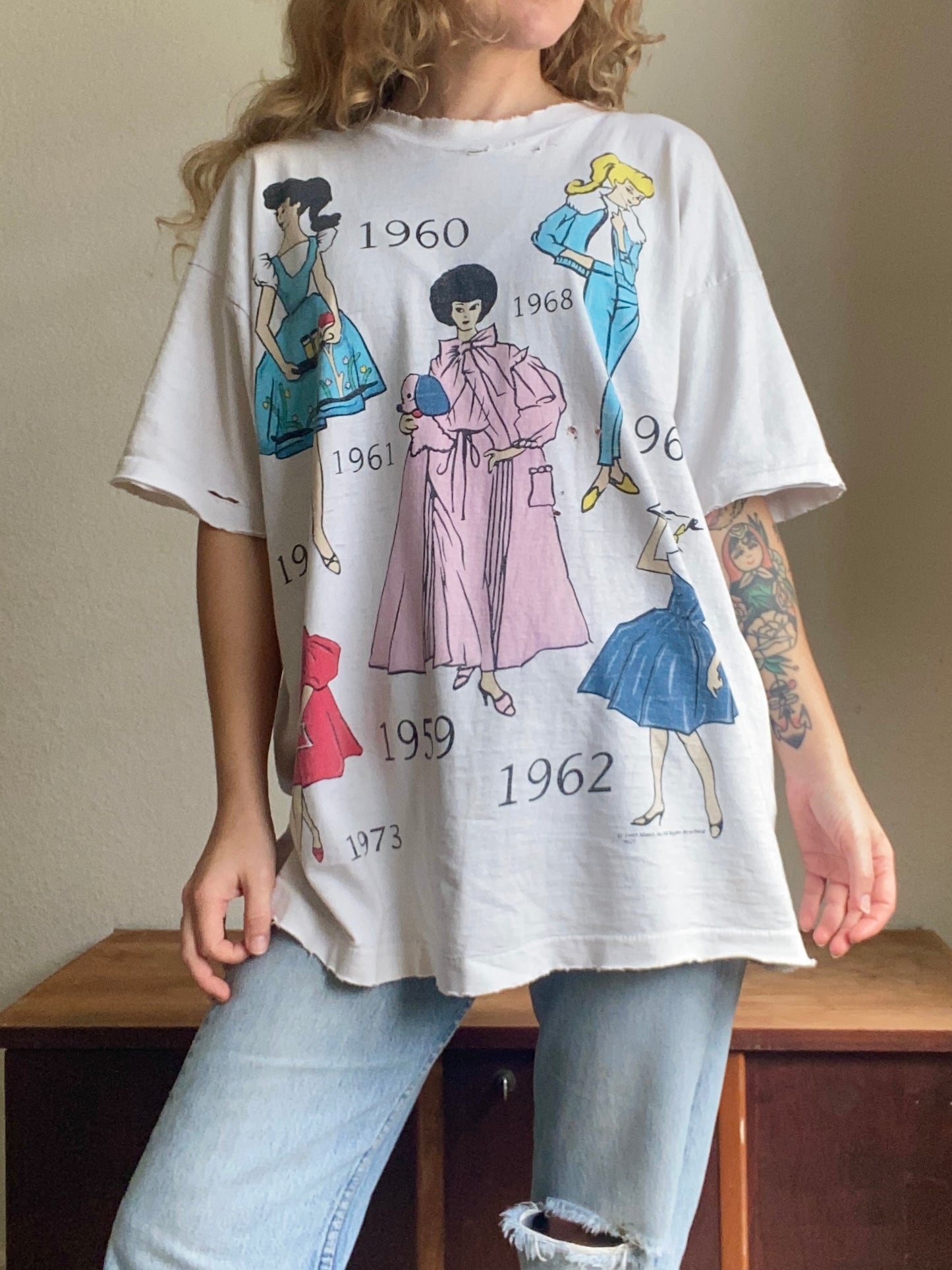 1990s Mattel Barbie 1995 Jerry Leigh T Shirt L/XL