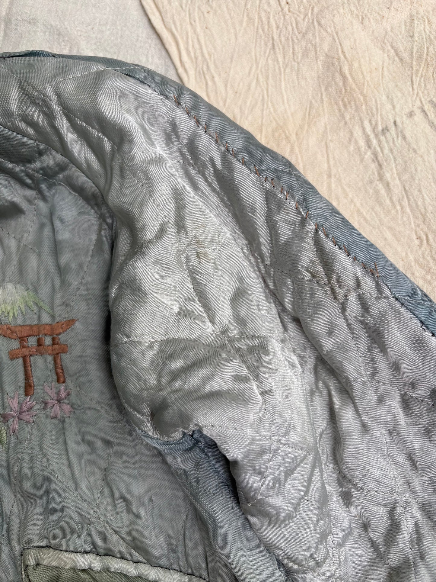 1940s WWII Sukajan Reversible Souvenir Jacket Kids Large or Women’s XS