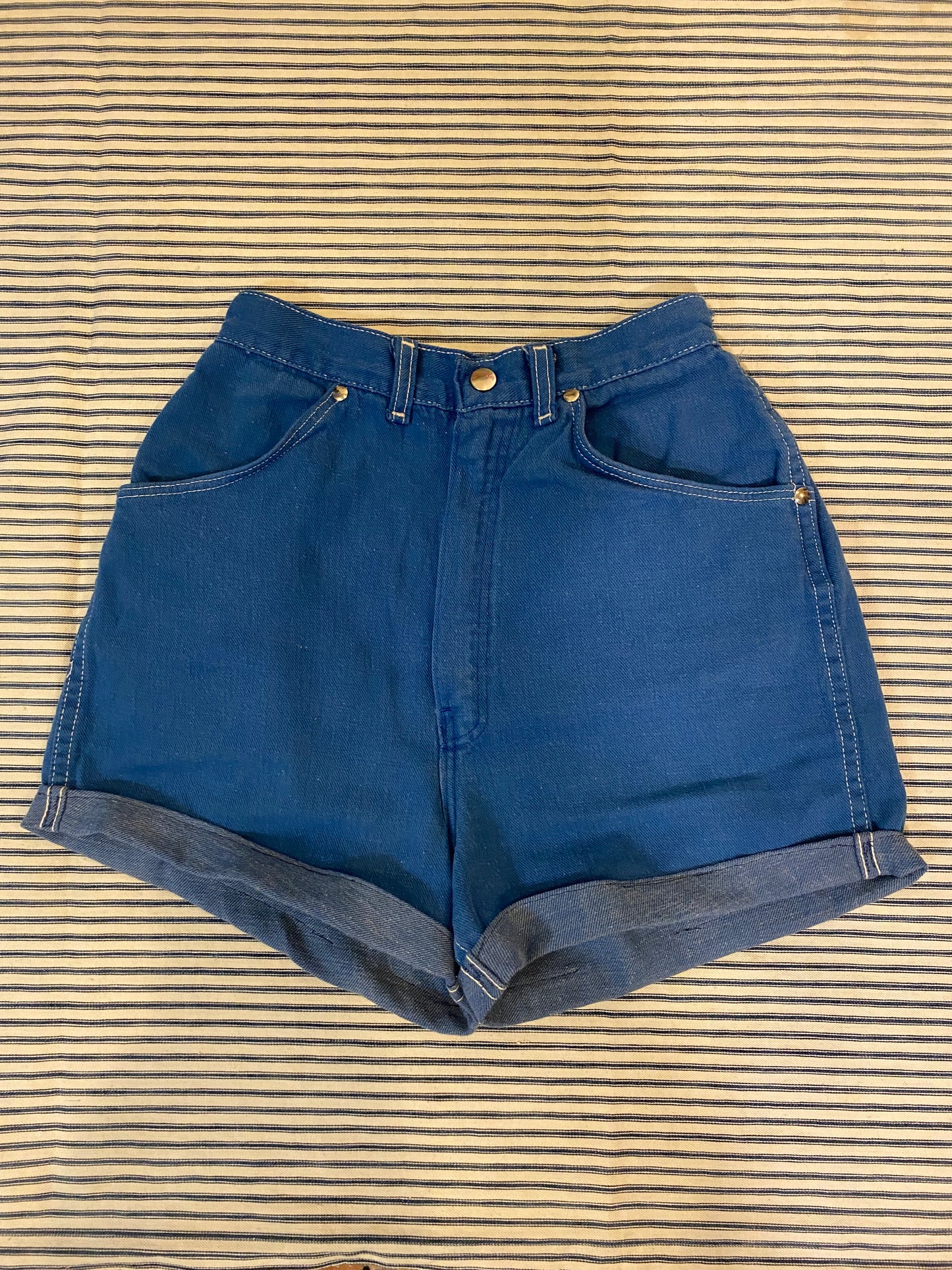 1950s 1960s Blue Bell Wrangler Denim Shorts