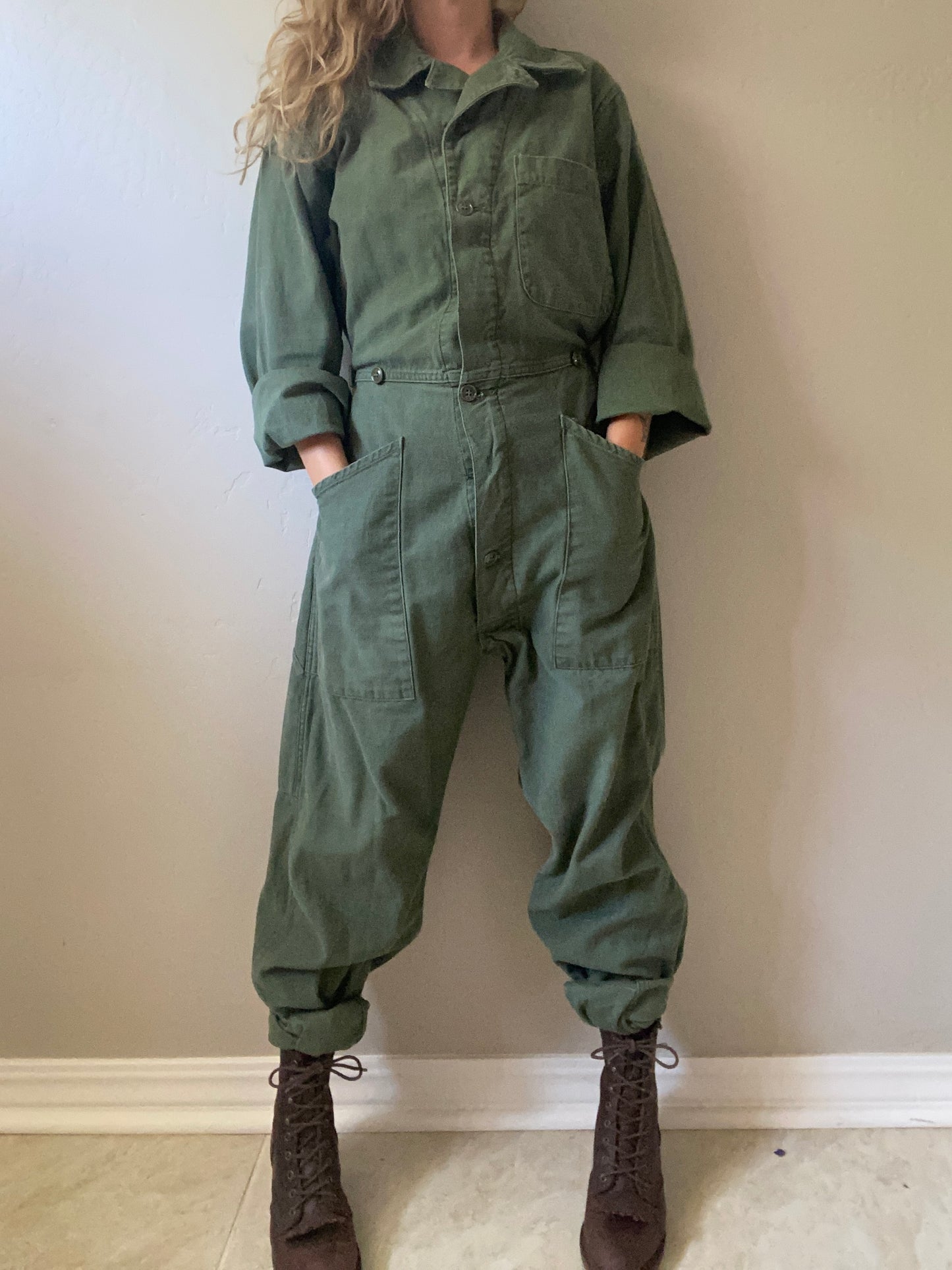 Vintage Military Og 107 Coveralls