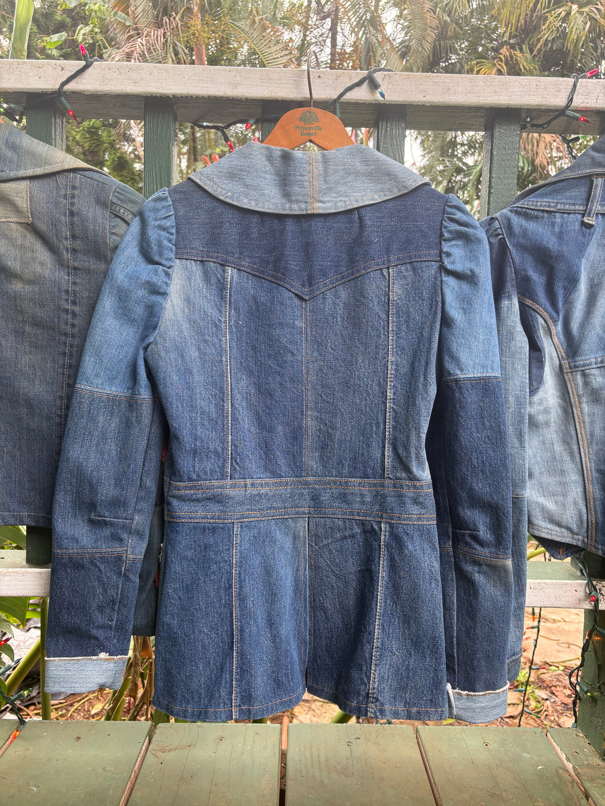1970s Patchwork Selvedge Denim Jacket small/medium