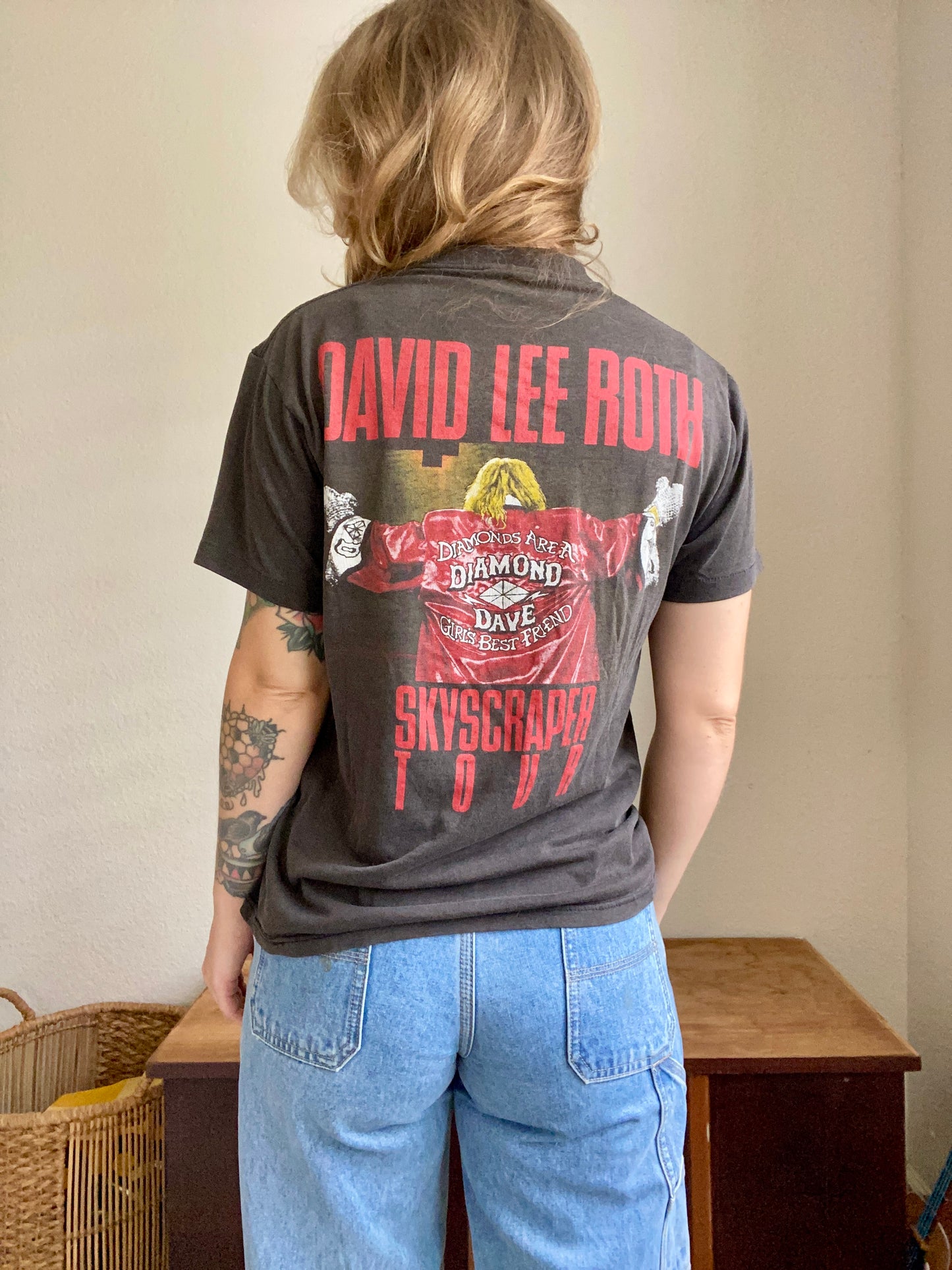 1988 David Lee Roth Skyscraper Tour T Shirt