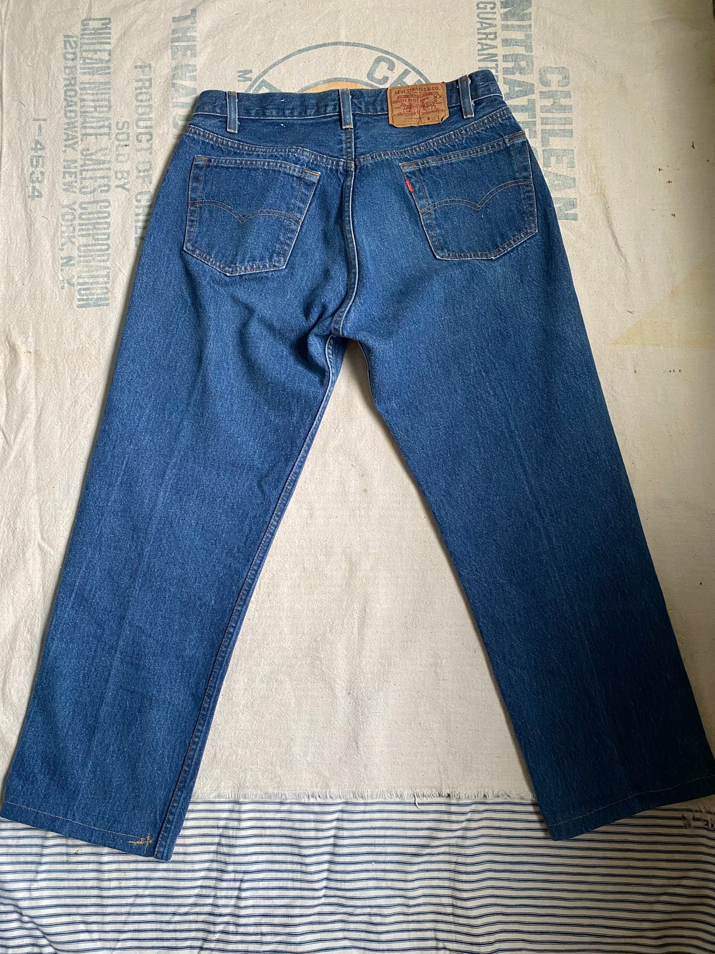 1980s Levi’s 501 0115 button fly denim 30” waist