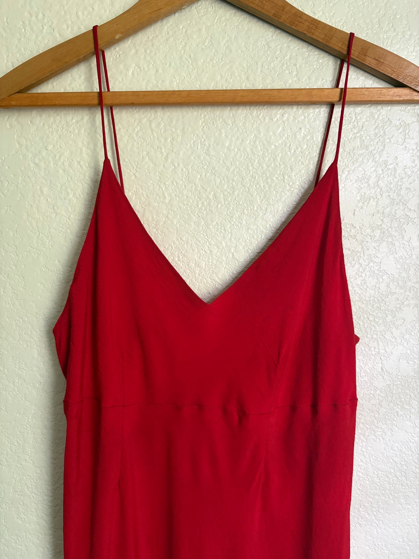 1990s Kamellia by P.R. Red Cocktail dress Medium