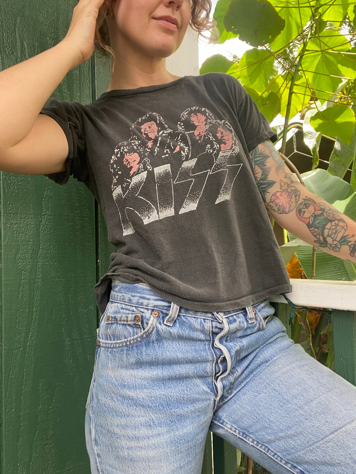 1970s KISS Concert T shirt size small