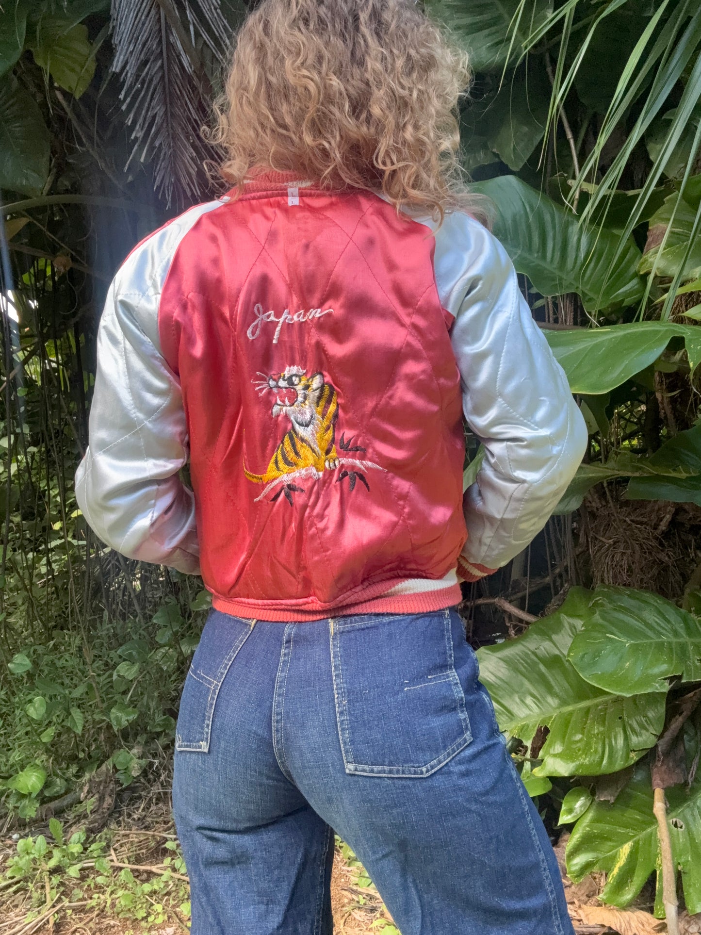 1950s Deadstock WWII Japan Reversible Bomber Jacket Size Small