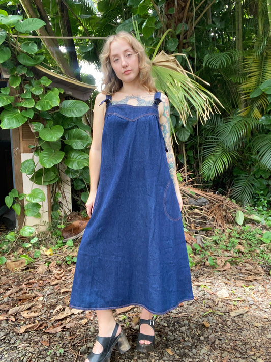 1980s Deadstock Miss Joni California Denim Dress