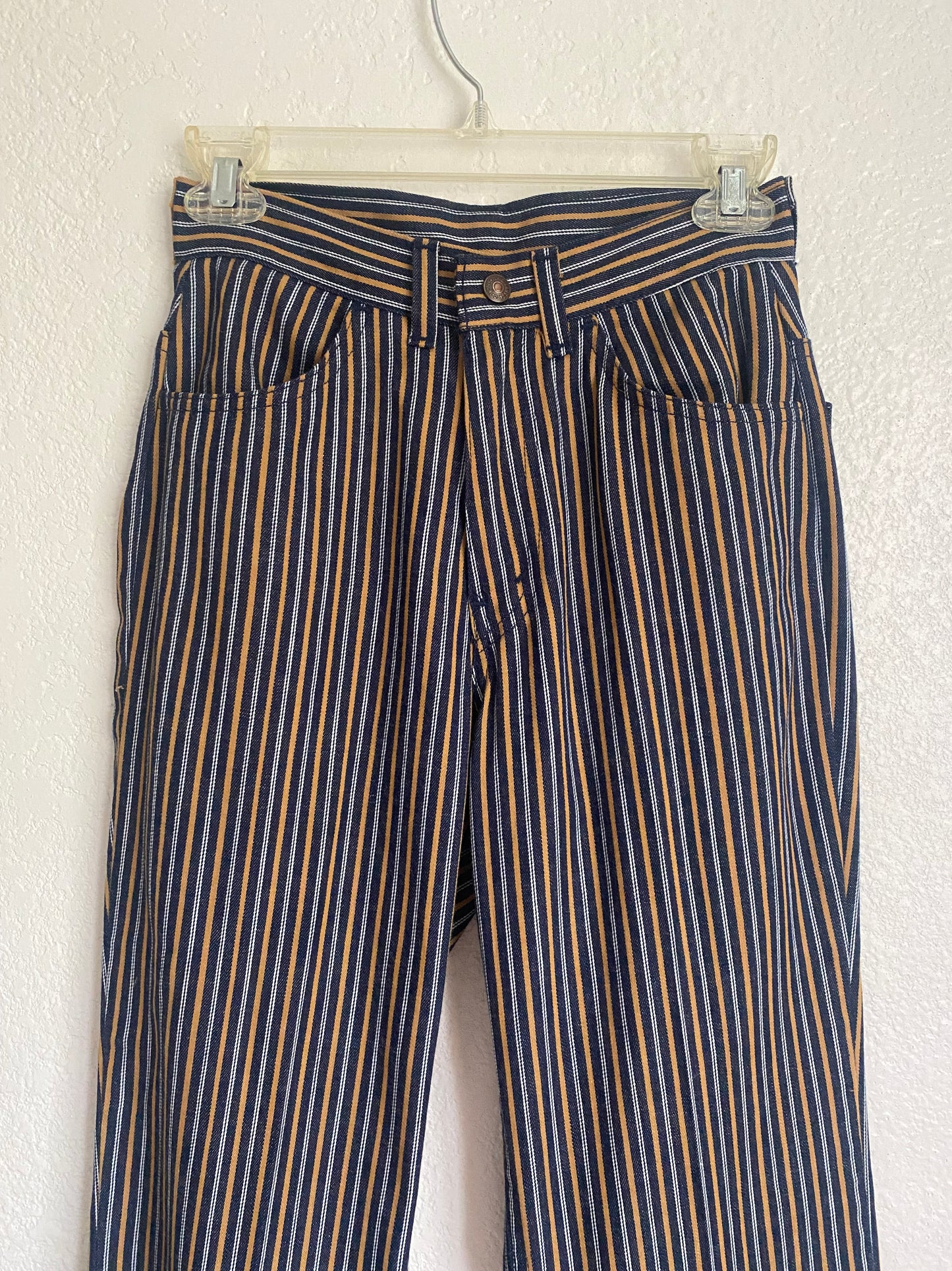 1970s Levi’s for Gals big E Striped Denim Jeans