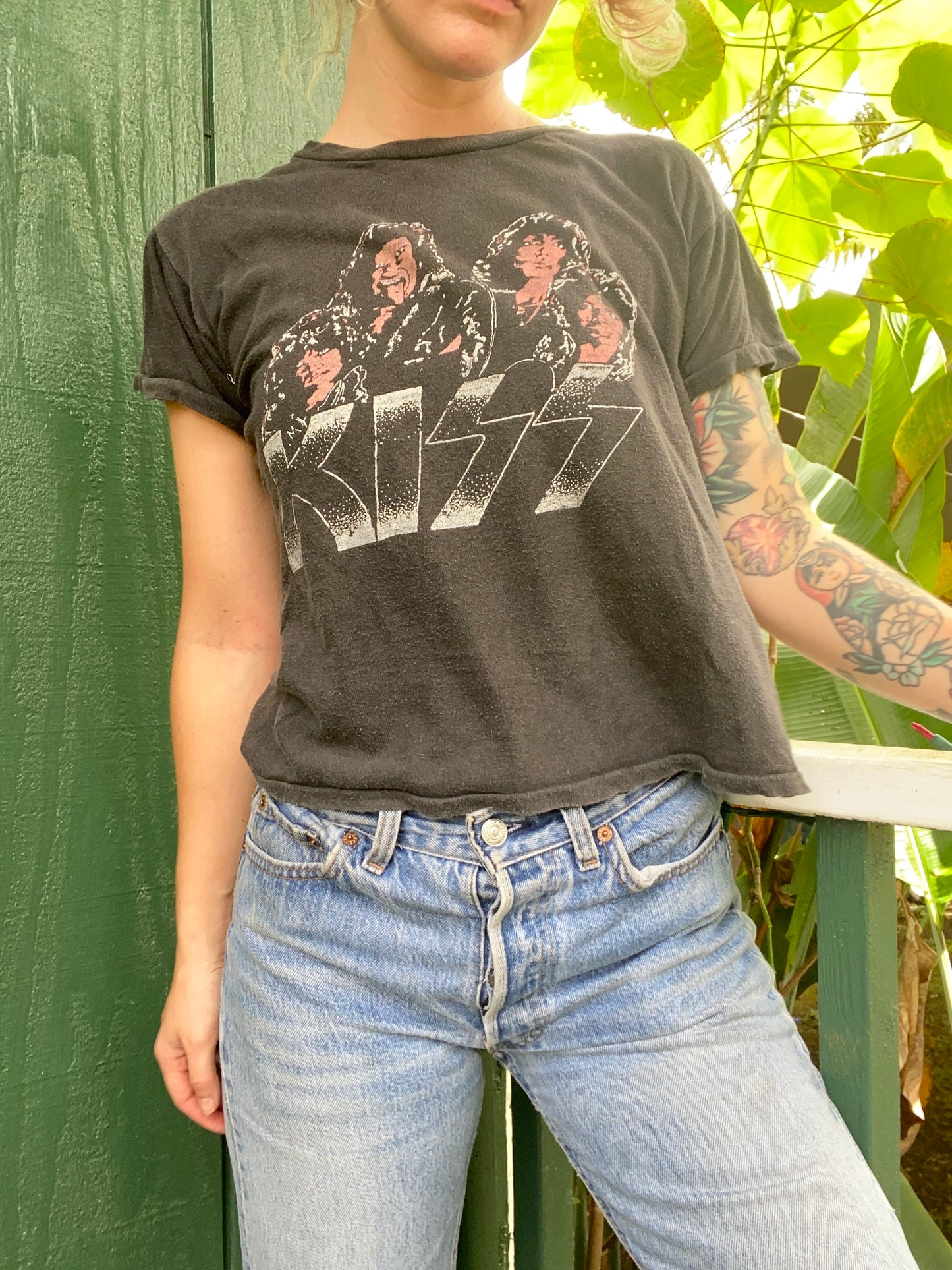 1970s KISS Concert T shirt size small