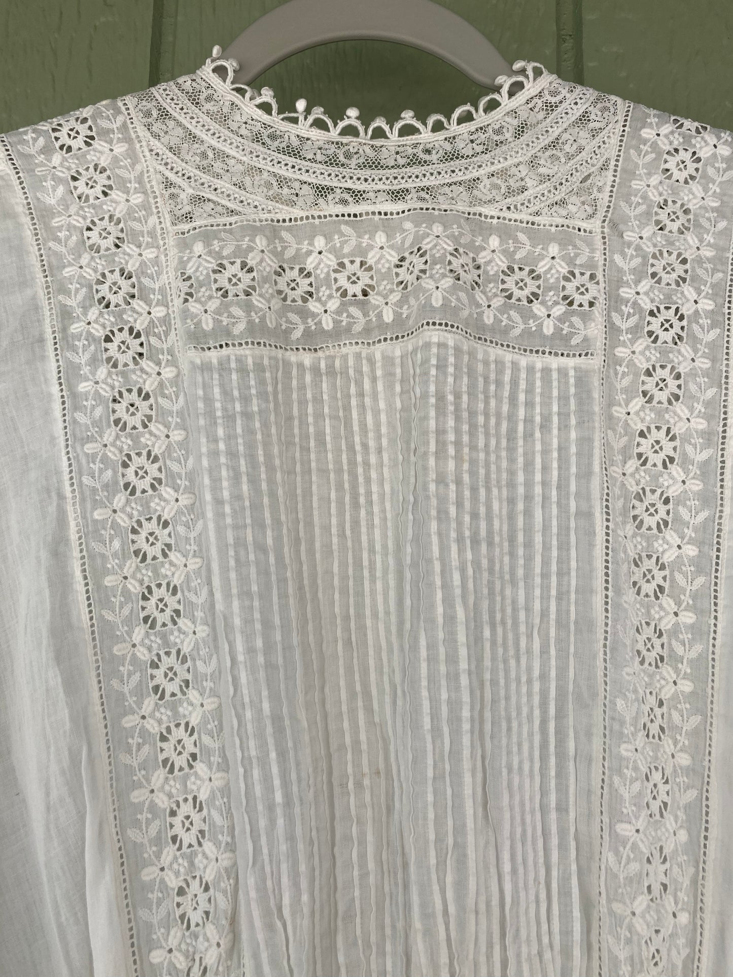 Antique Edwardian Cotton Day Dress