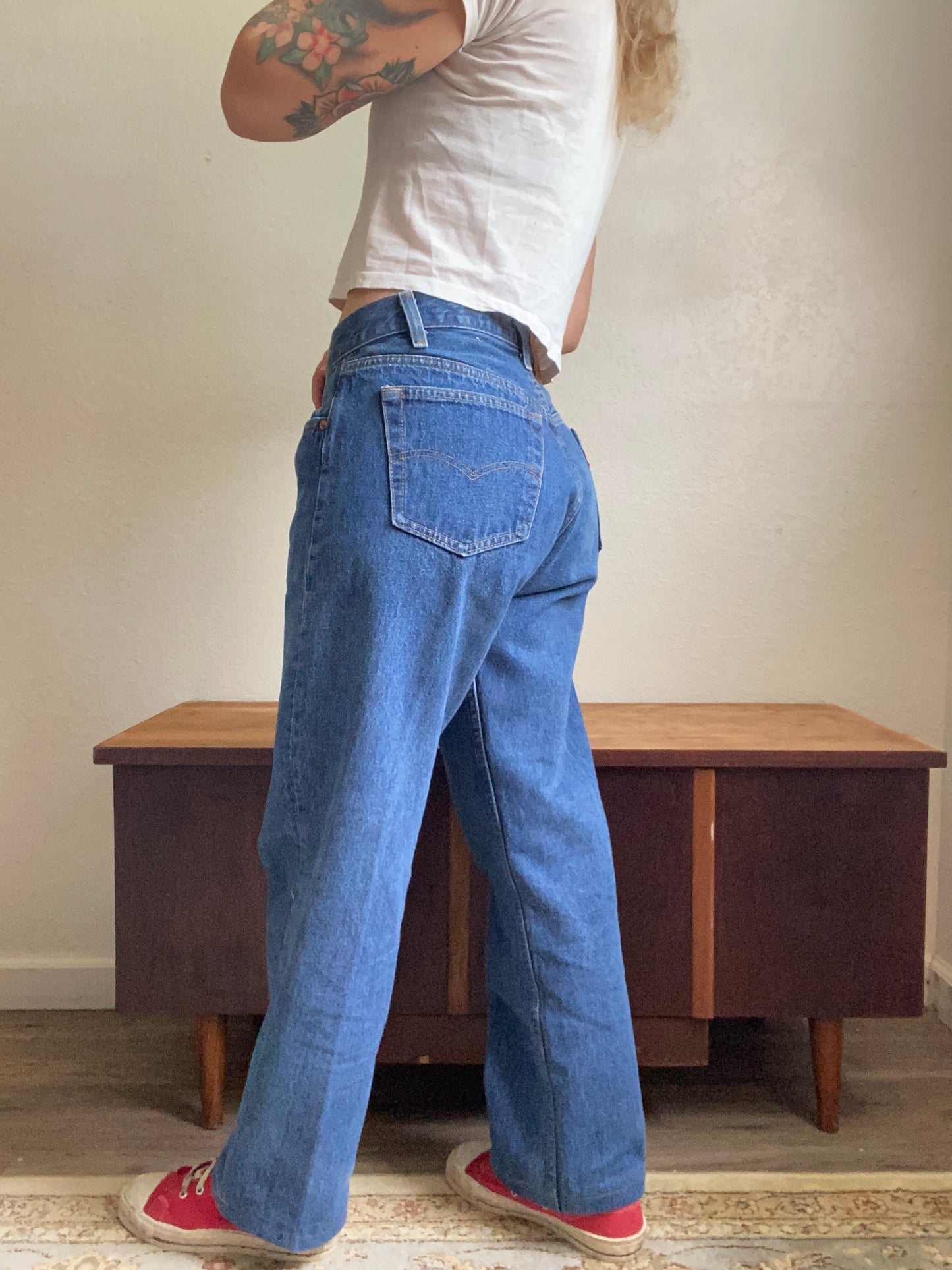 1980s Levi’s 501 0115 button fly denim 30” waist