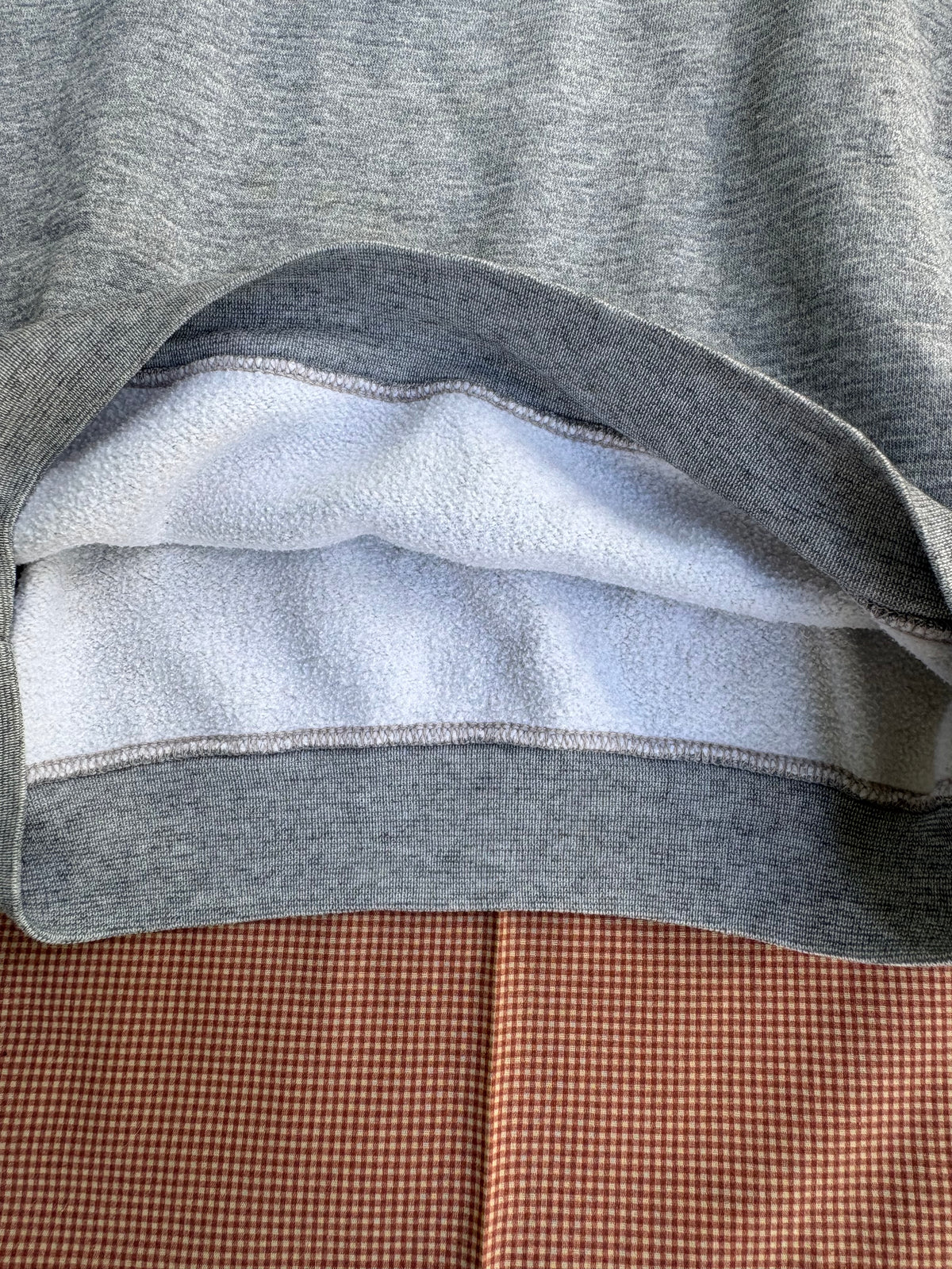 1980s/1990s V stitch Heather grey raglan sweatshirt Large