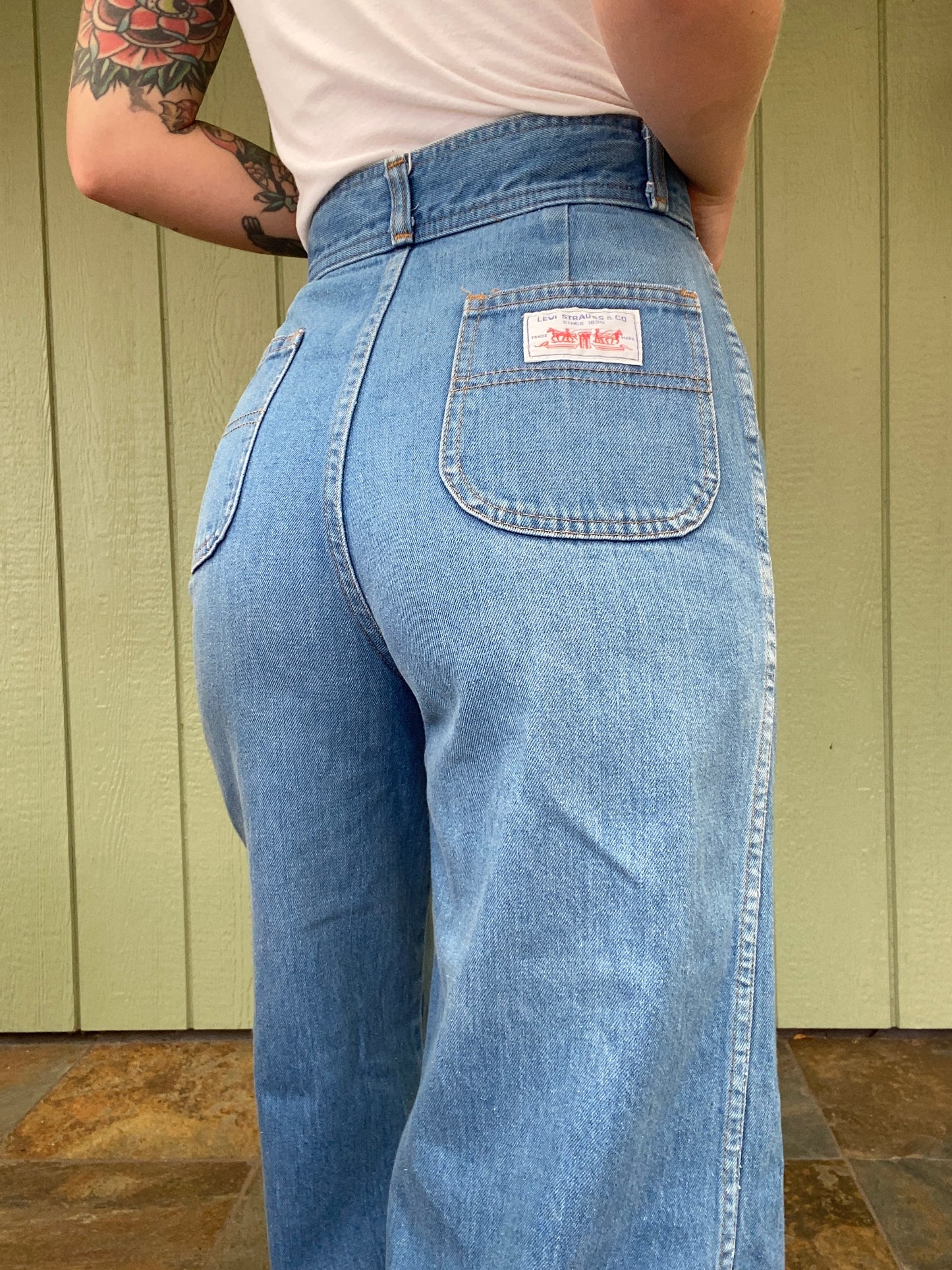 1970s Levi’s Wide Leg Jeans