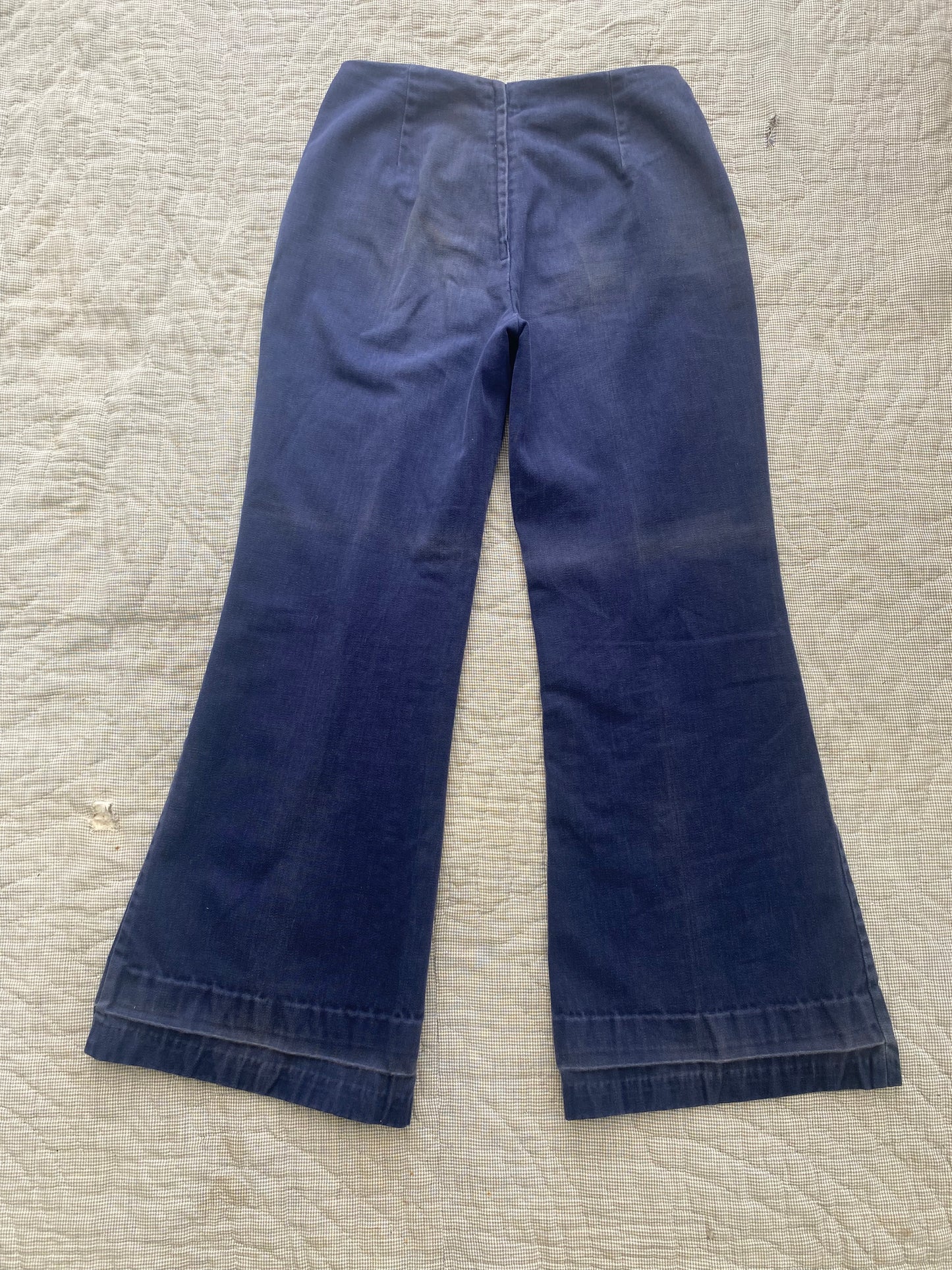 1970s Lace Up Front Jeans