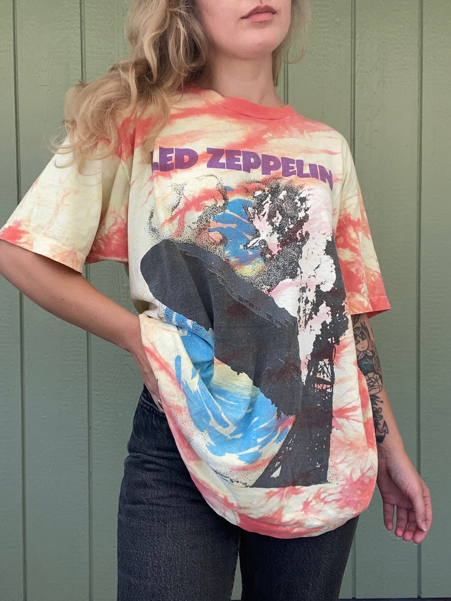 1990 Led Zeppelin Tye Dye Tee