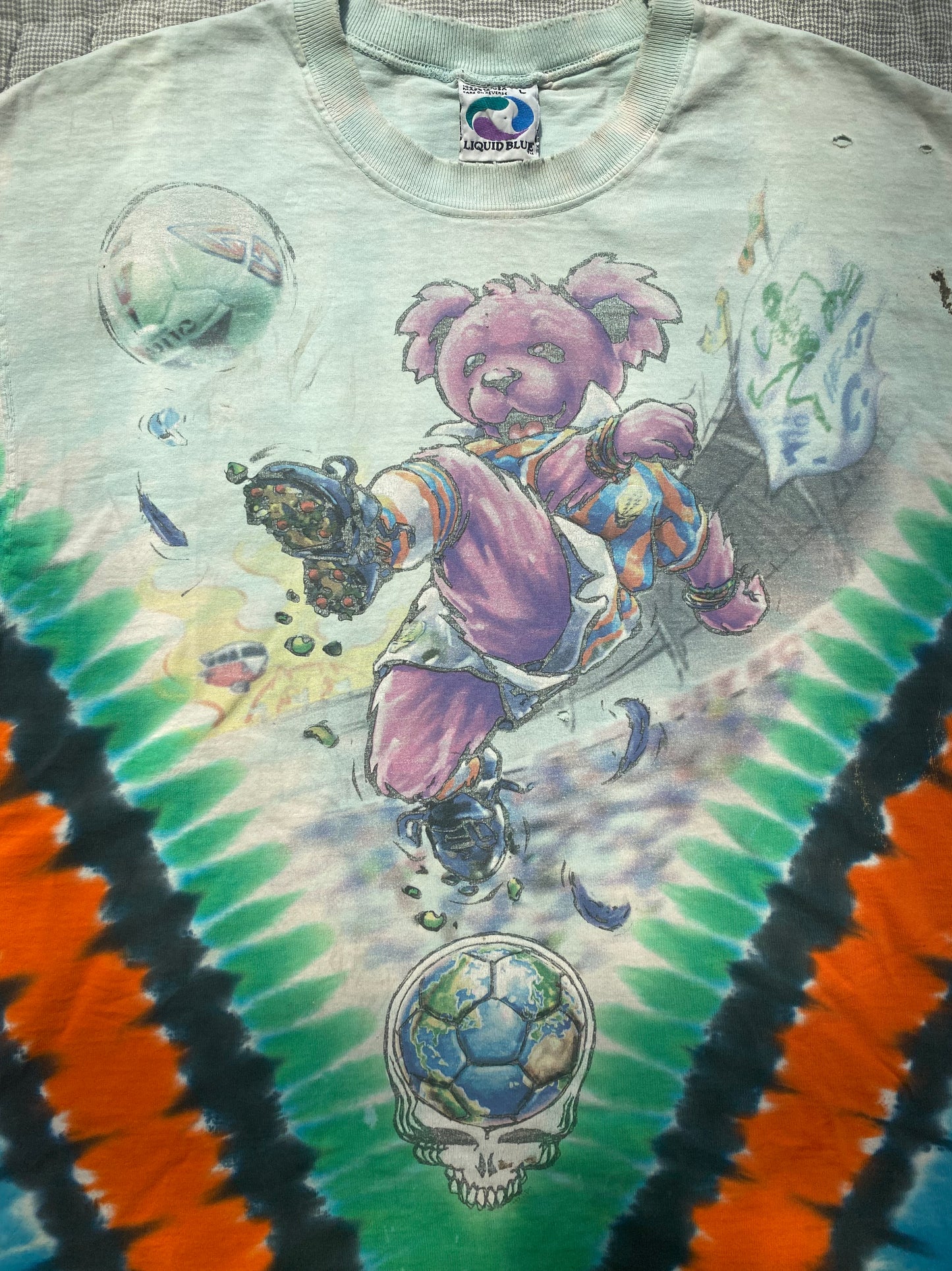 1997 Grateful Dead Tye Dye Soccer Shirt